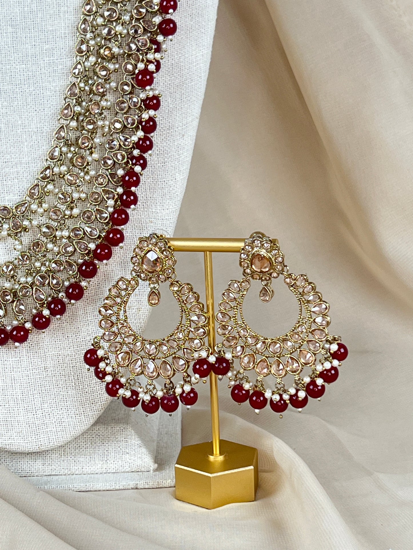 Long Layered Mala | Haar Polki Set