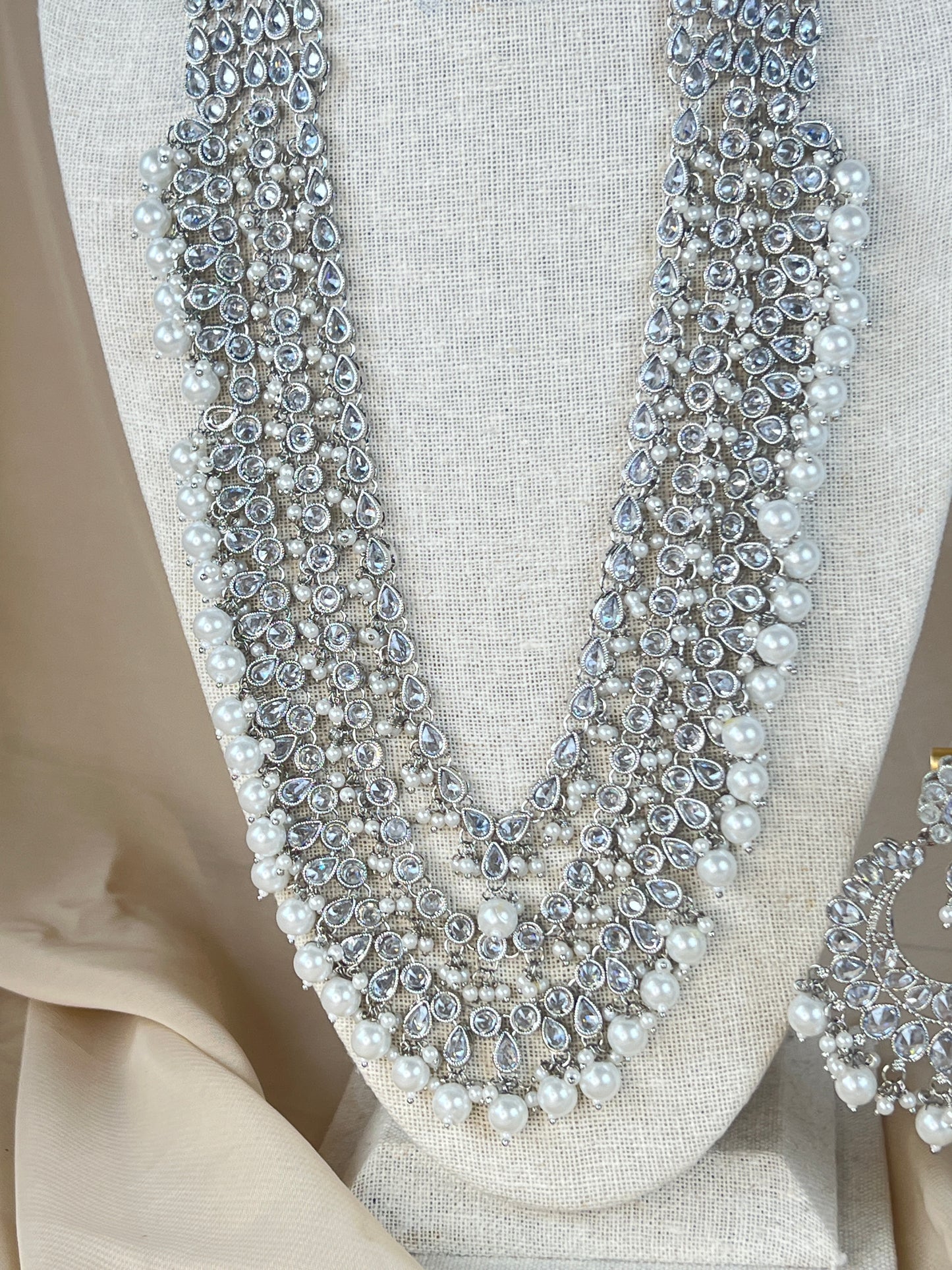 Long Layered Mala | Haar Polki Set