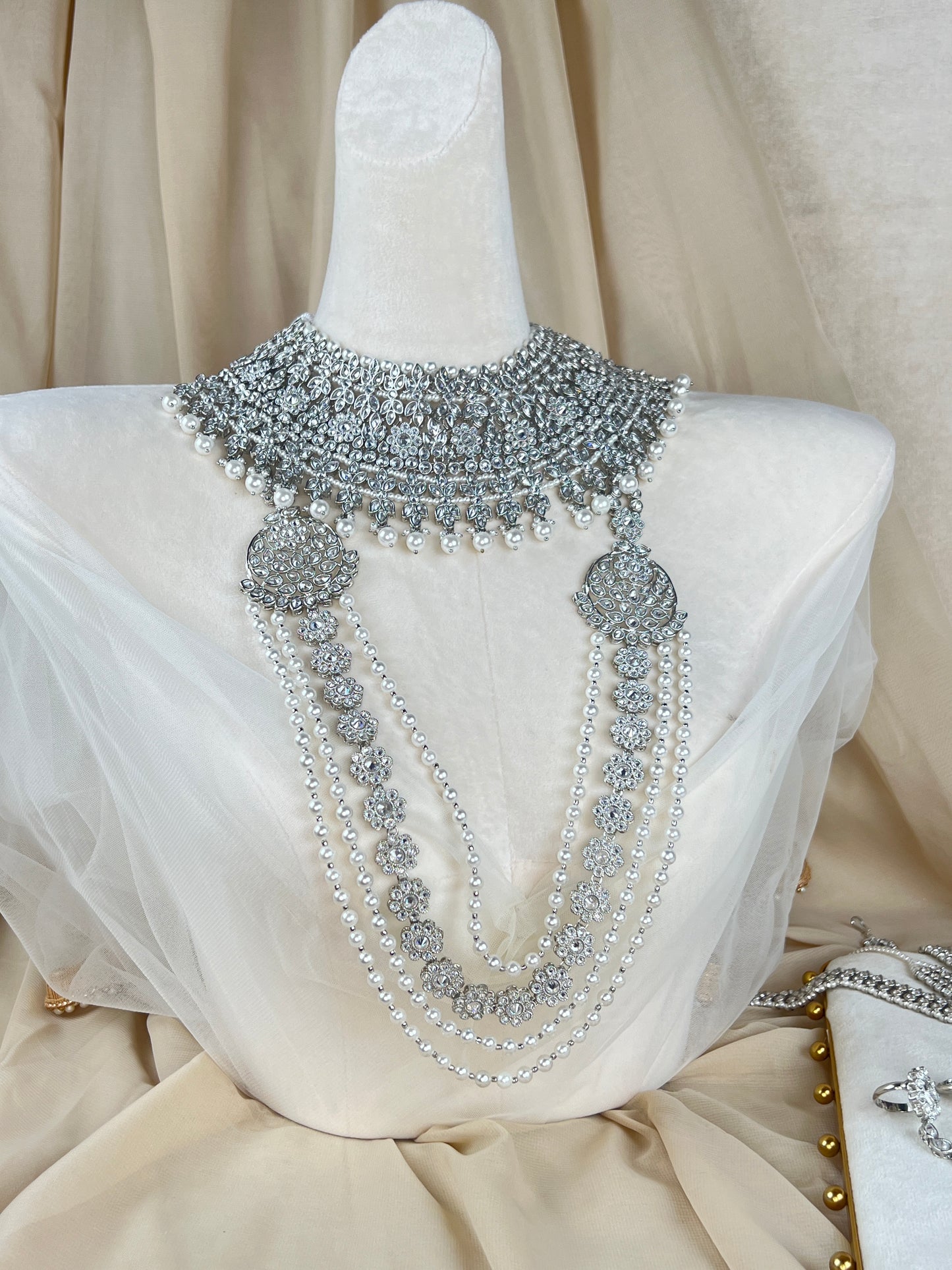 Full Bridal Polki Set