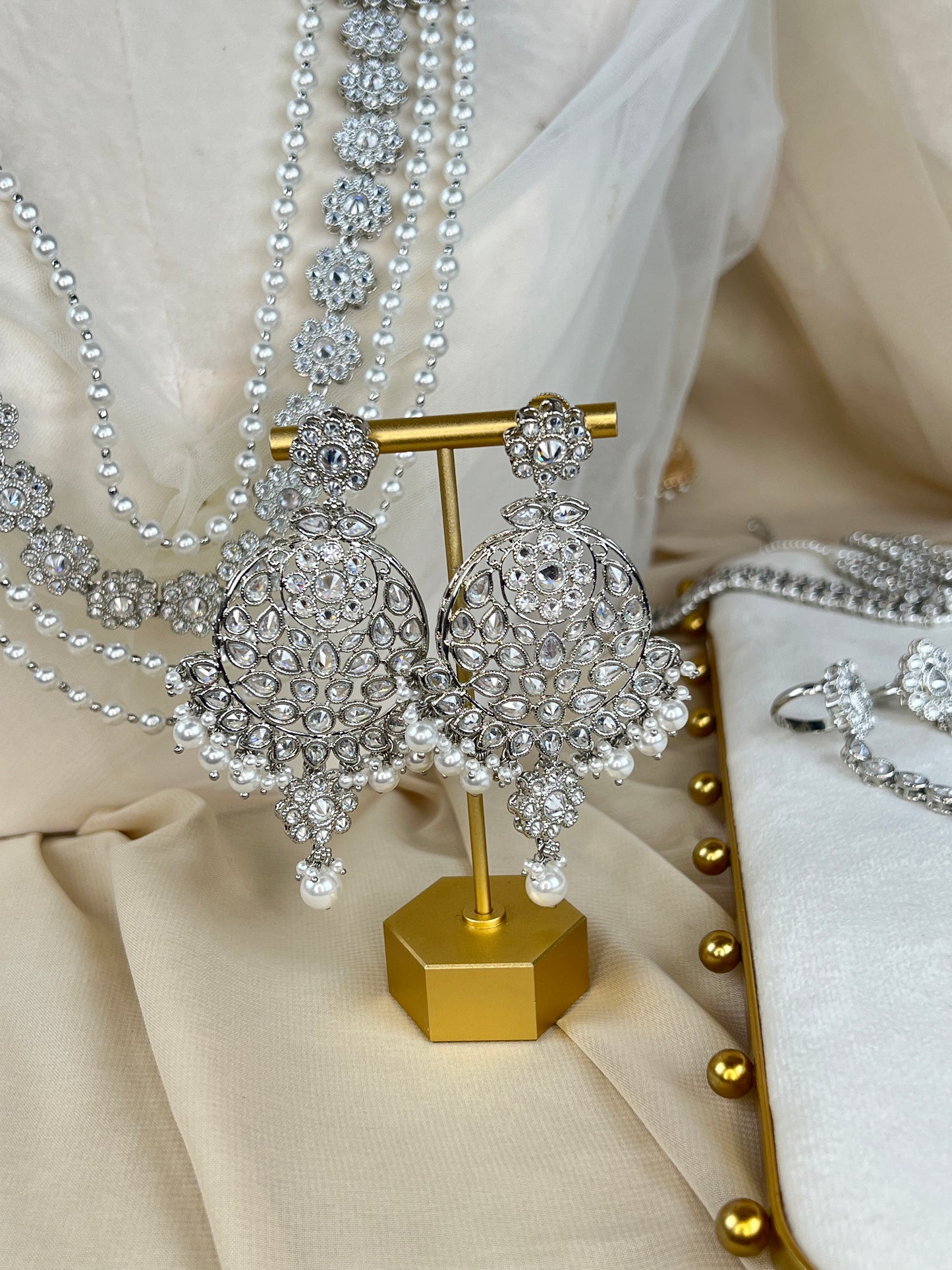 Full Bridal Polki Set