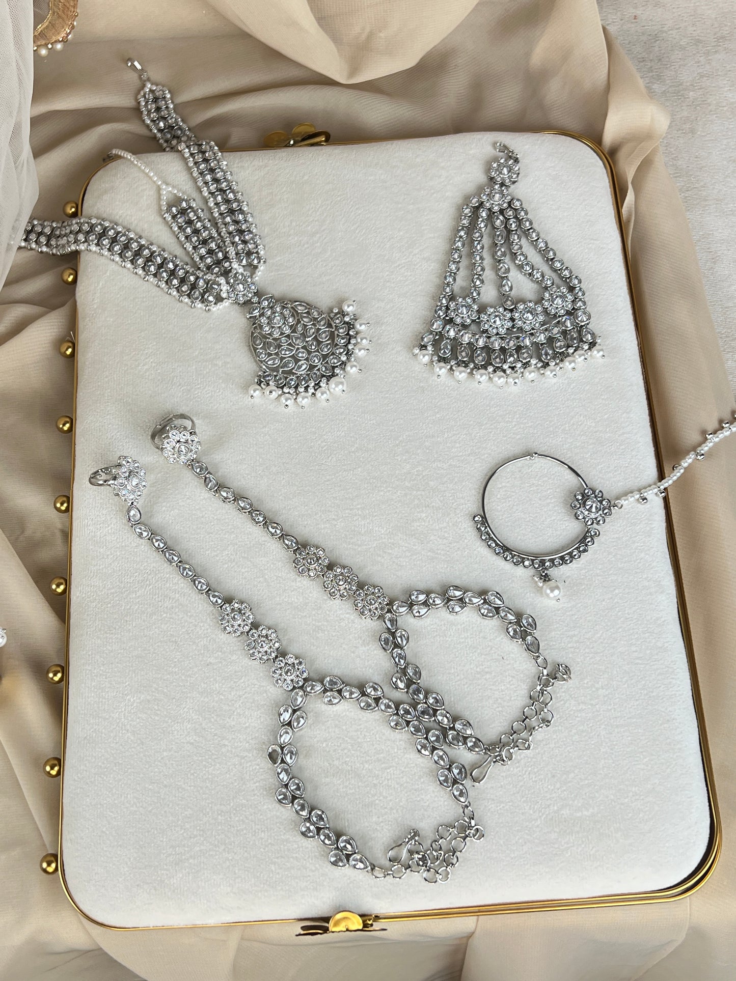 Full Bridal Polki Set