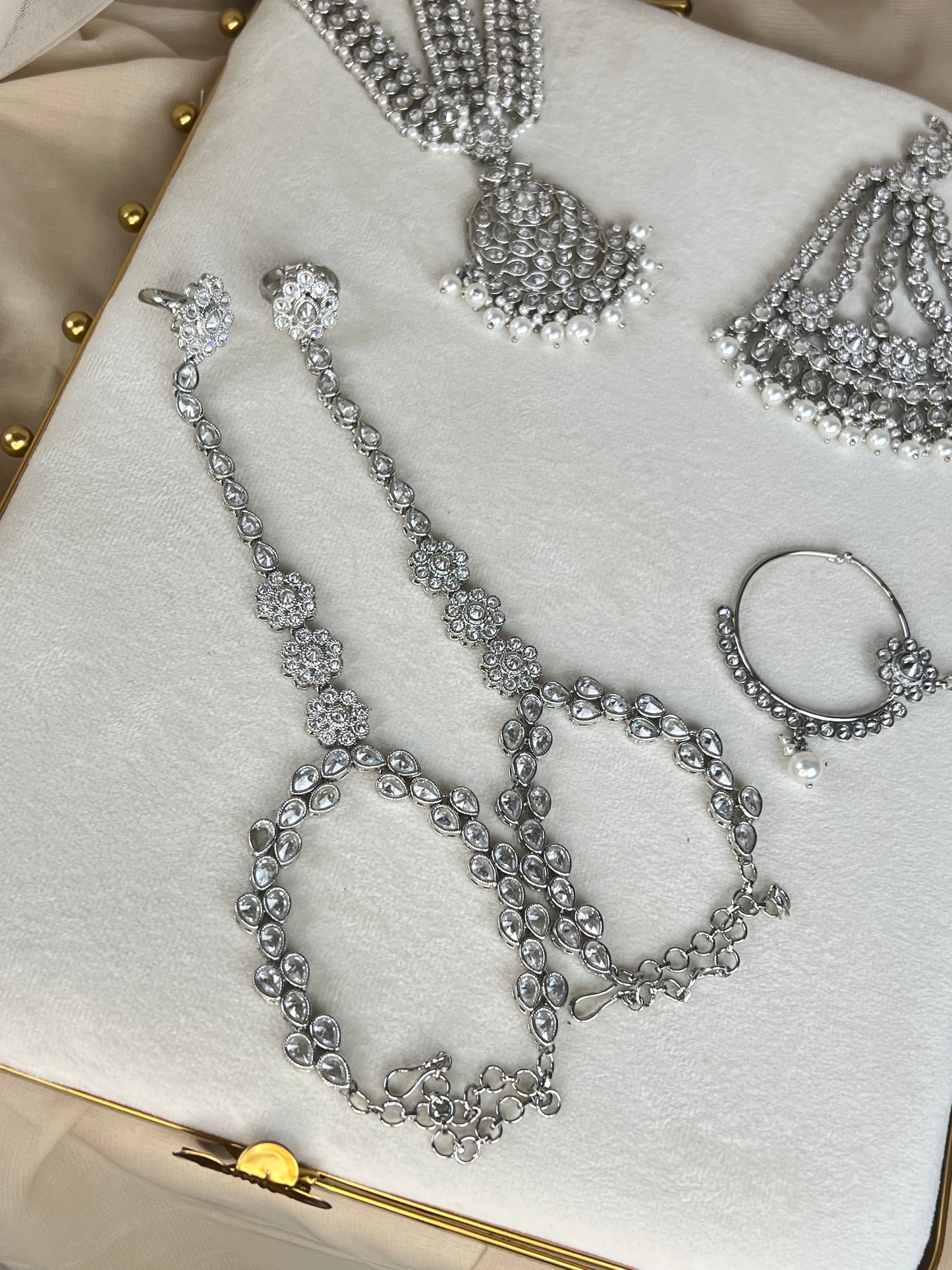 Full Bridal Polki Set