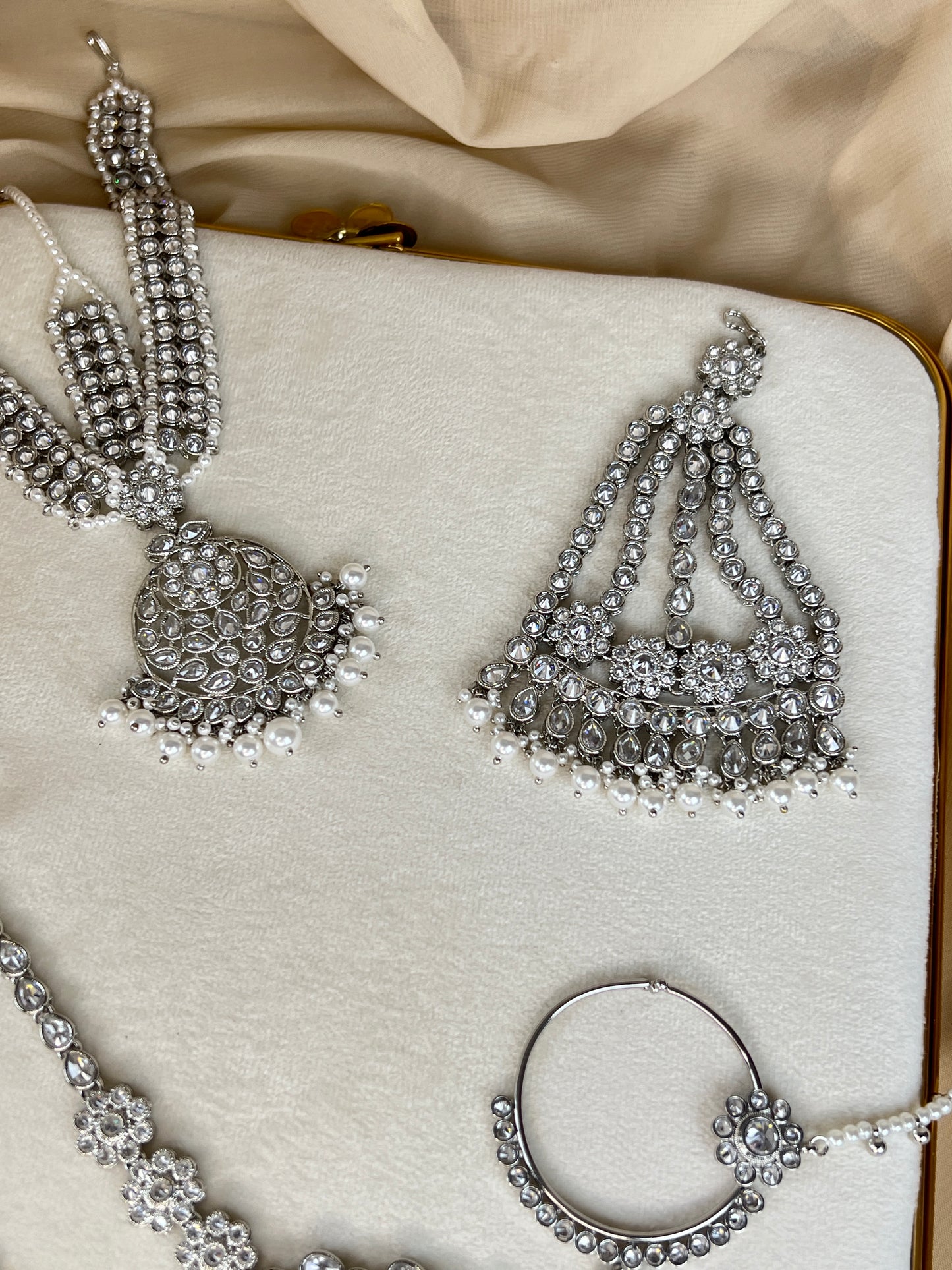Full Bridal Polki Set