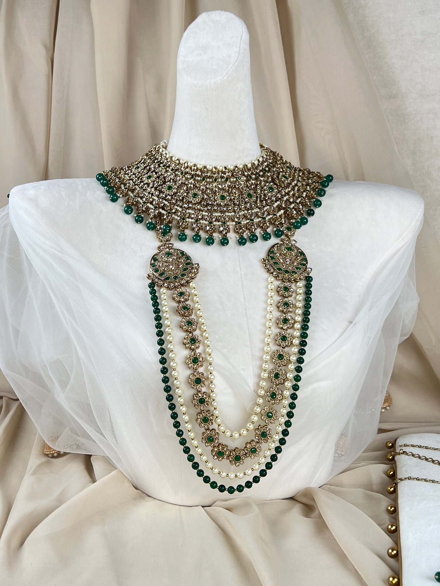 Full Bridal Polki Set