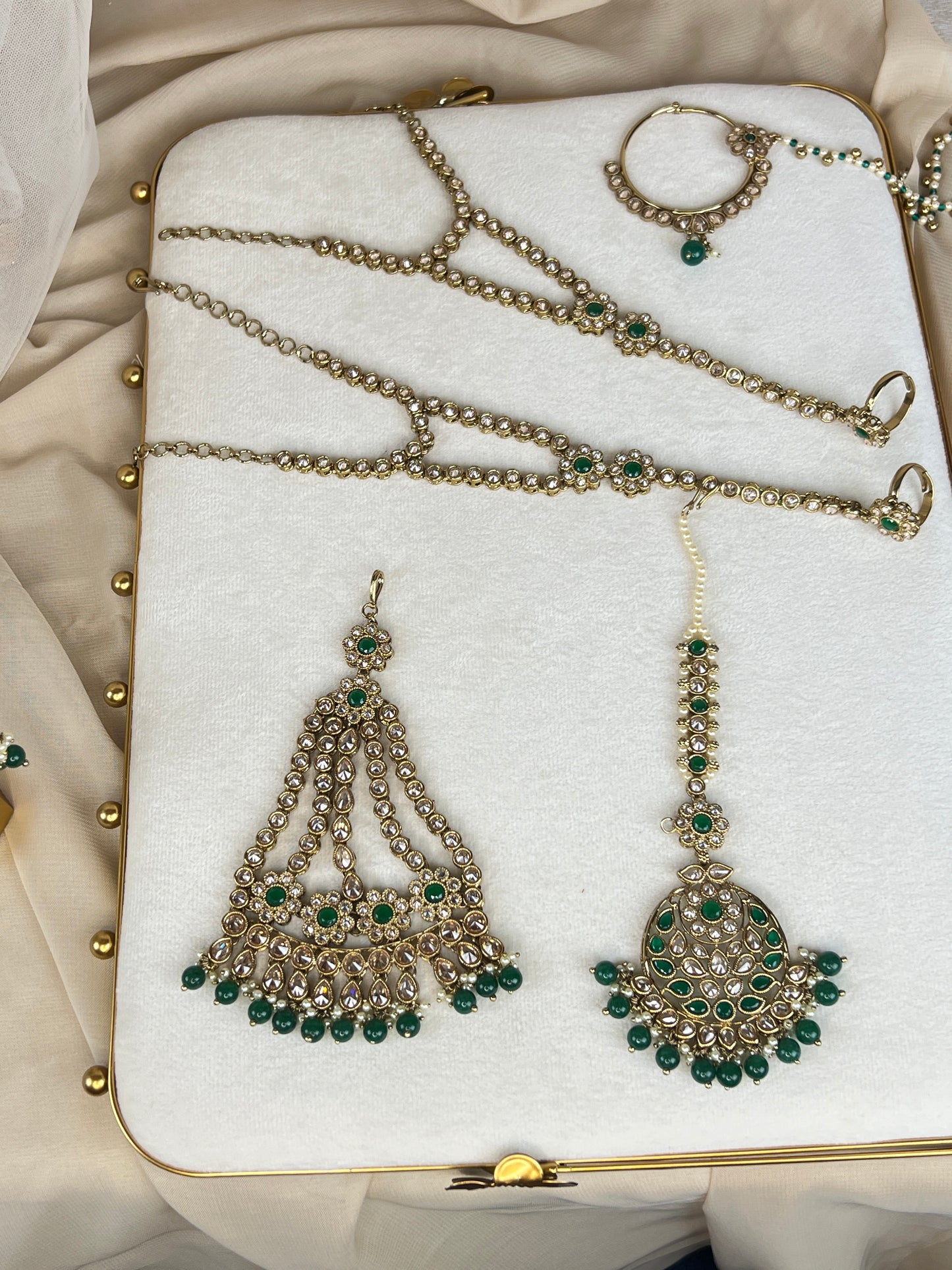 Full Bridal Polki Set