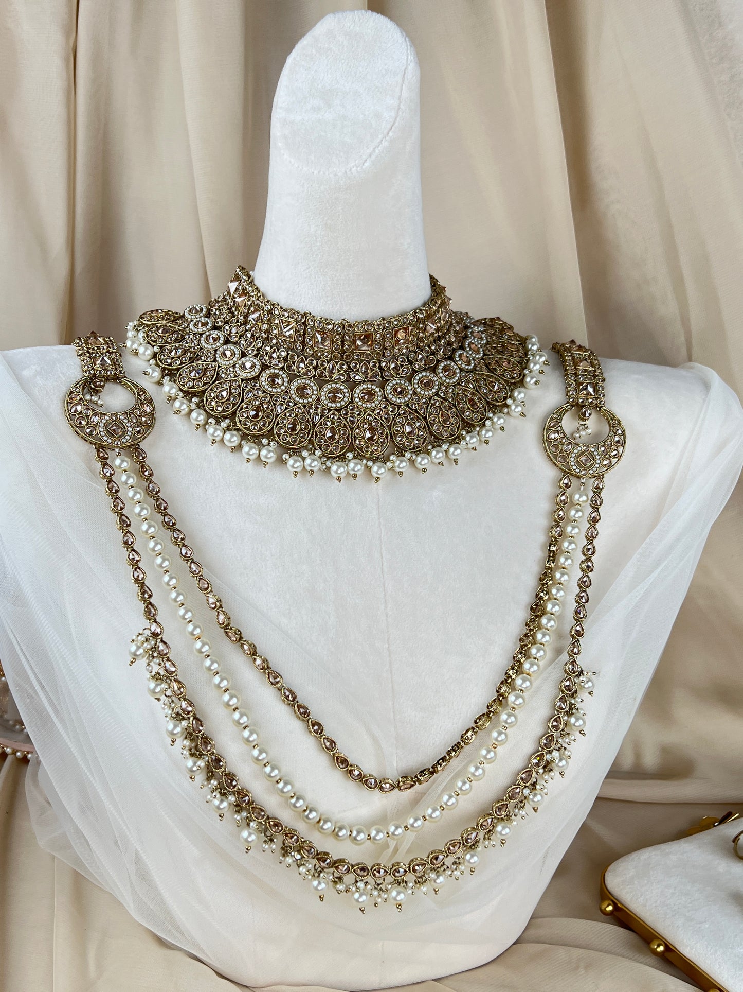 Full Pearl Bridal Set