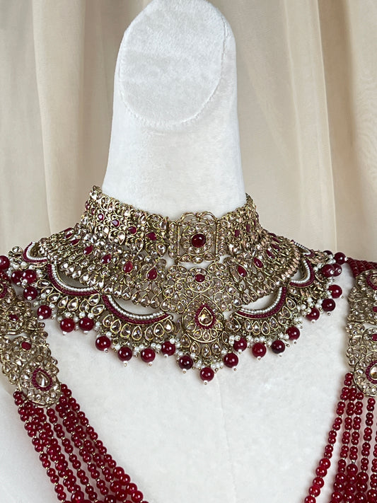 Full Polki Bridal Choker Set