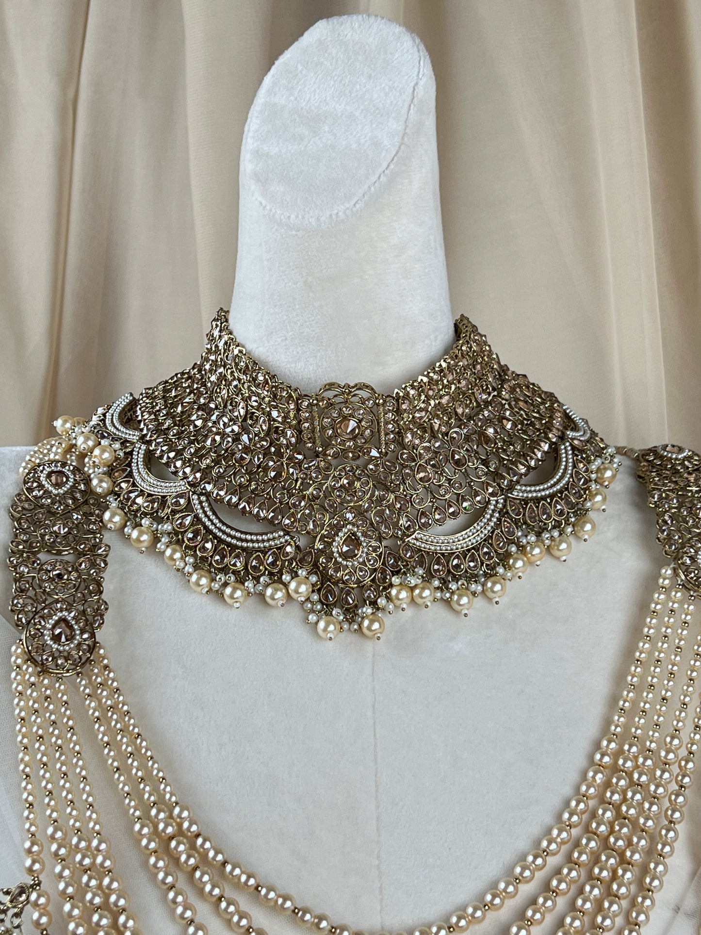 Full Polki Bridal Choker Set