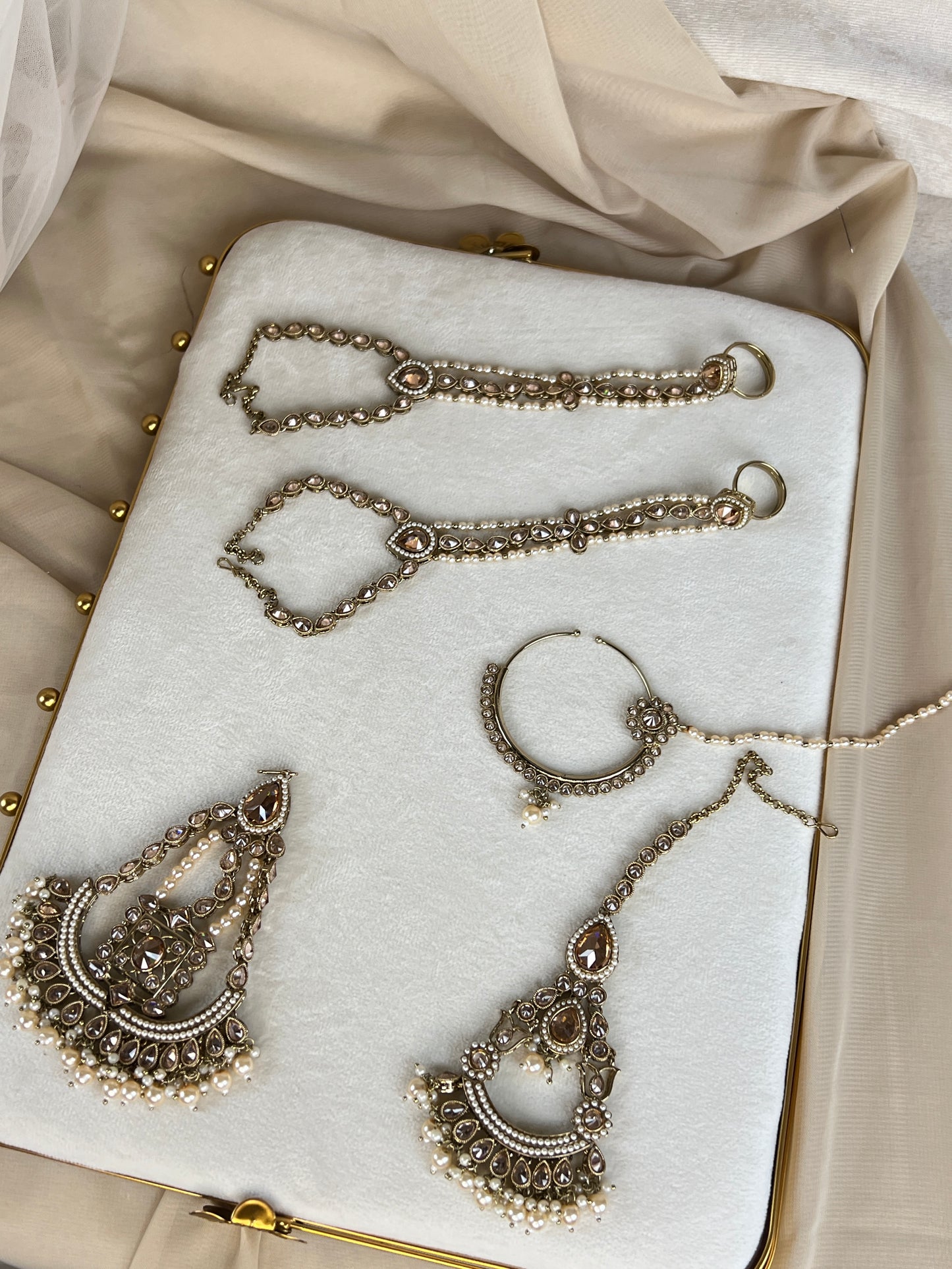 Full Polki Bridal Choker Set