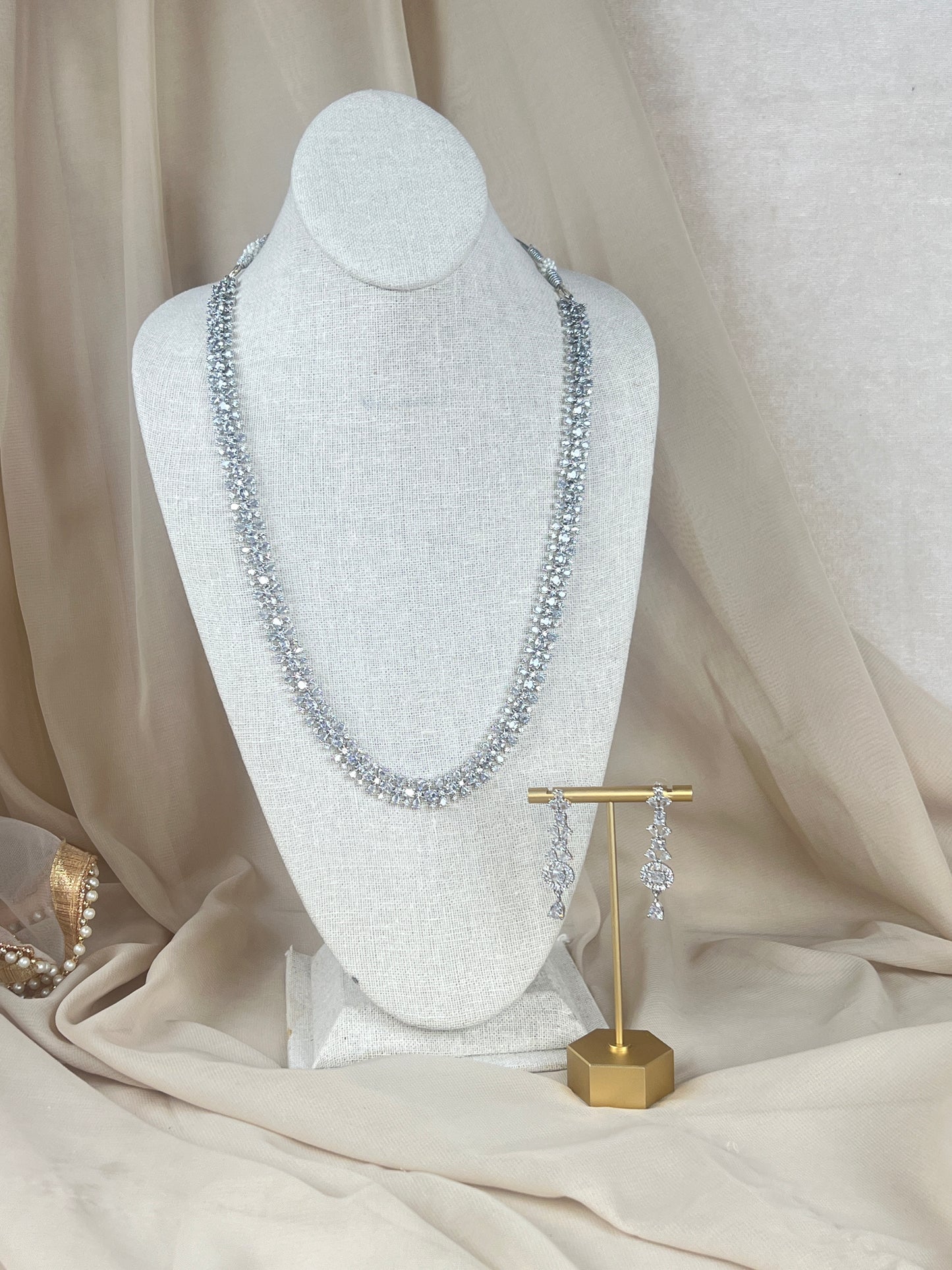 American Diamond | AD | Long Neckalce | Haar