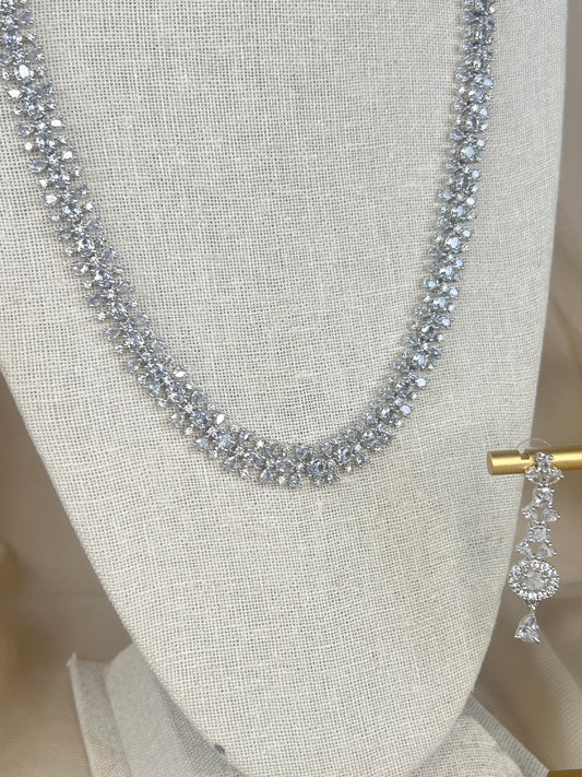 American Diamond | AD | Long Neckalce | Haar
