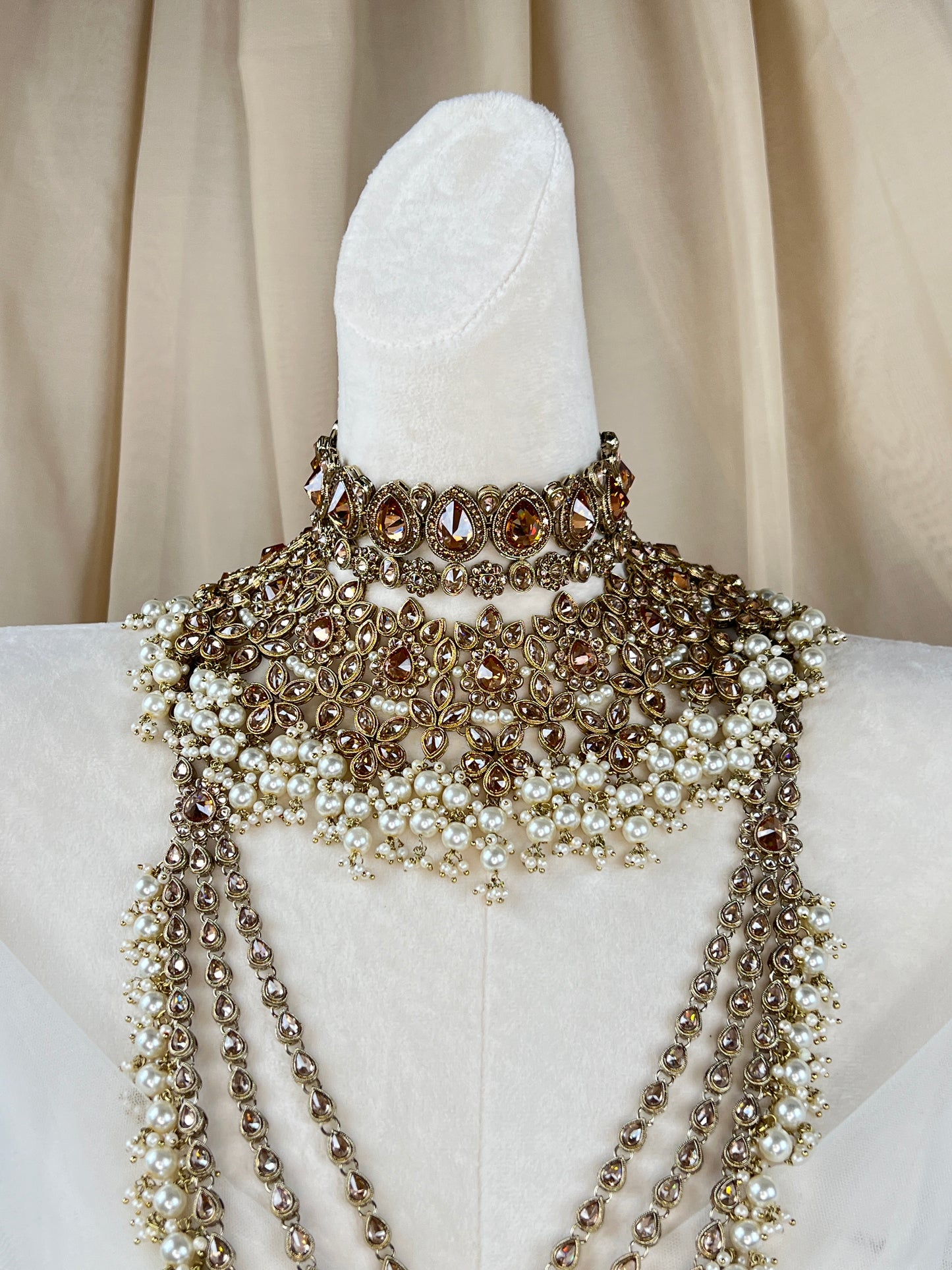 Double Choker Full Bridal Set