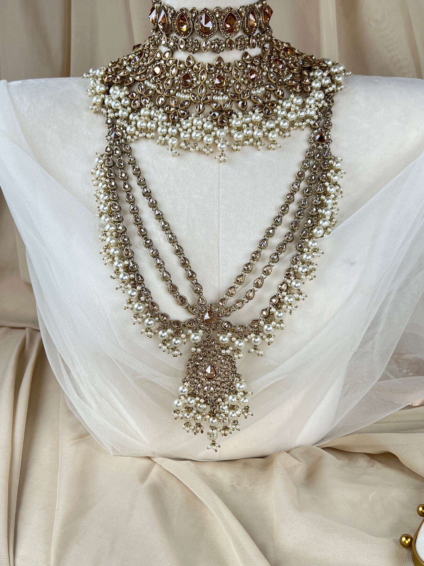 Double Choker Full Bridal Set