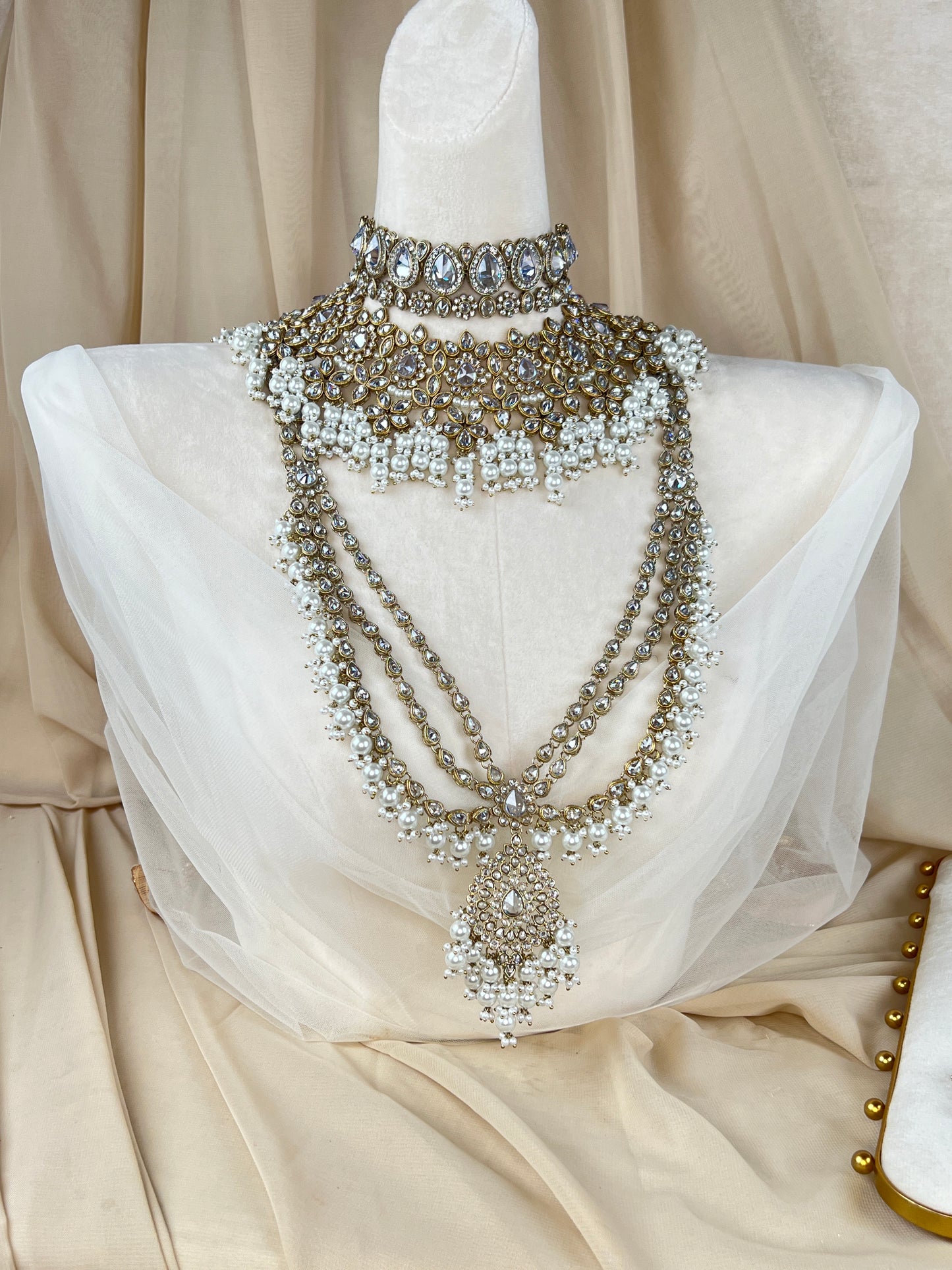 Double Choker Full Bridal Set