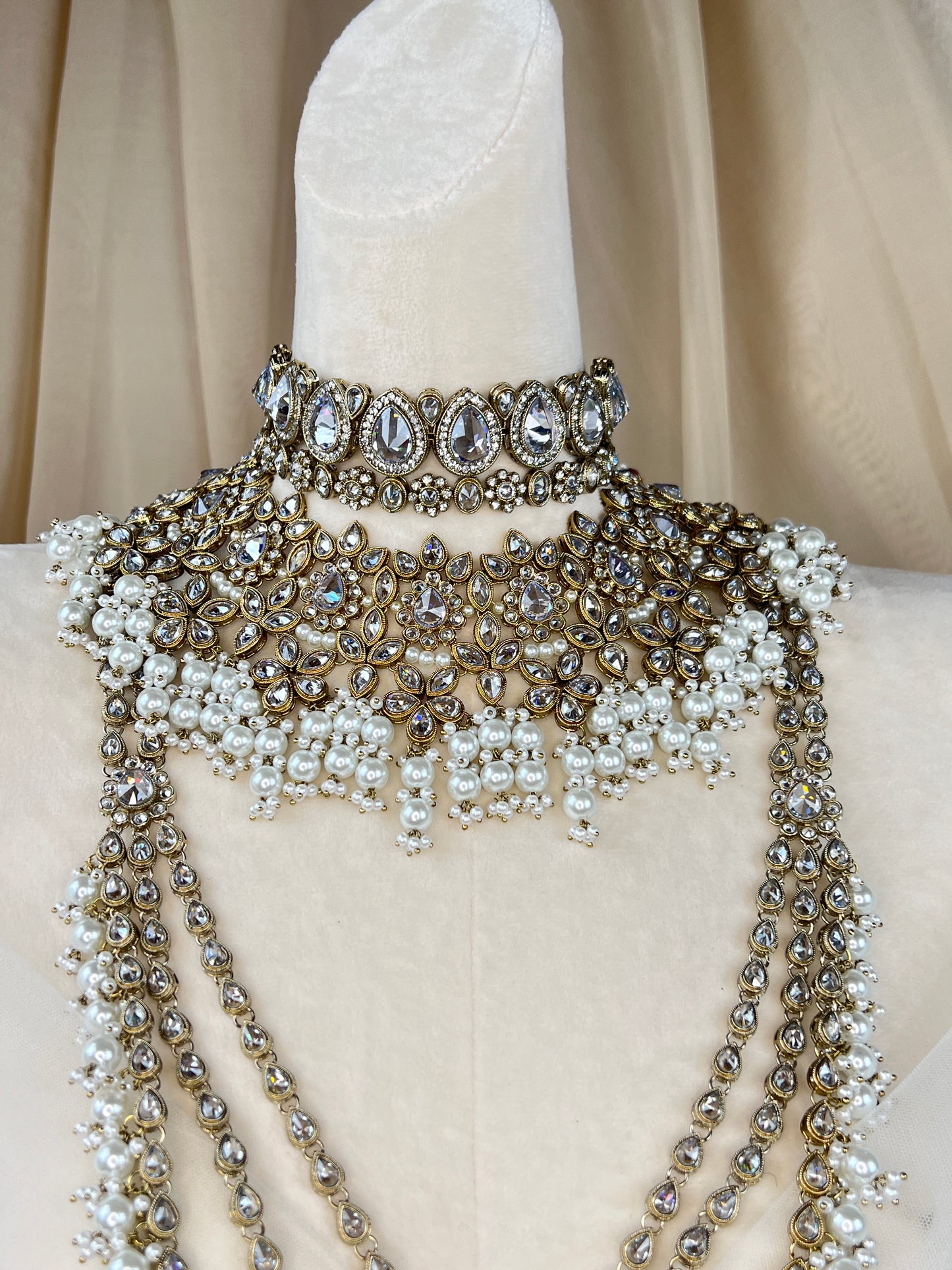 Double Choker Full Bridal Set