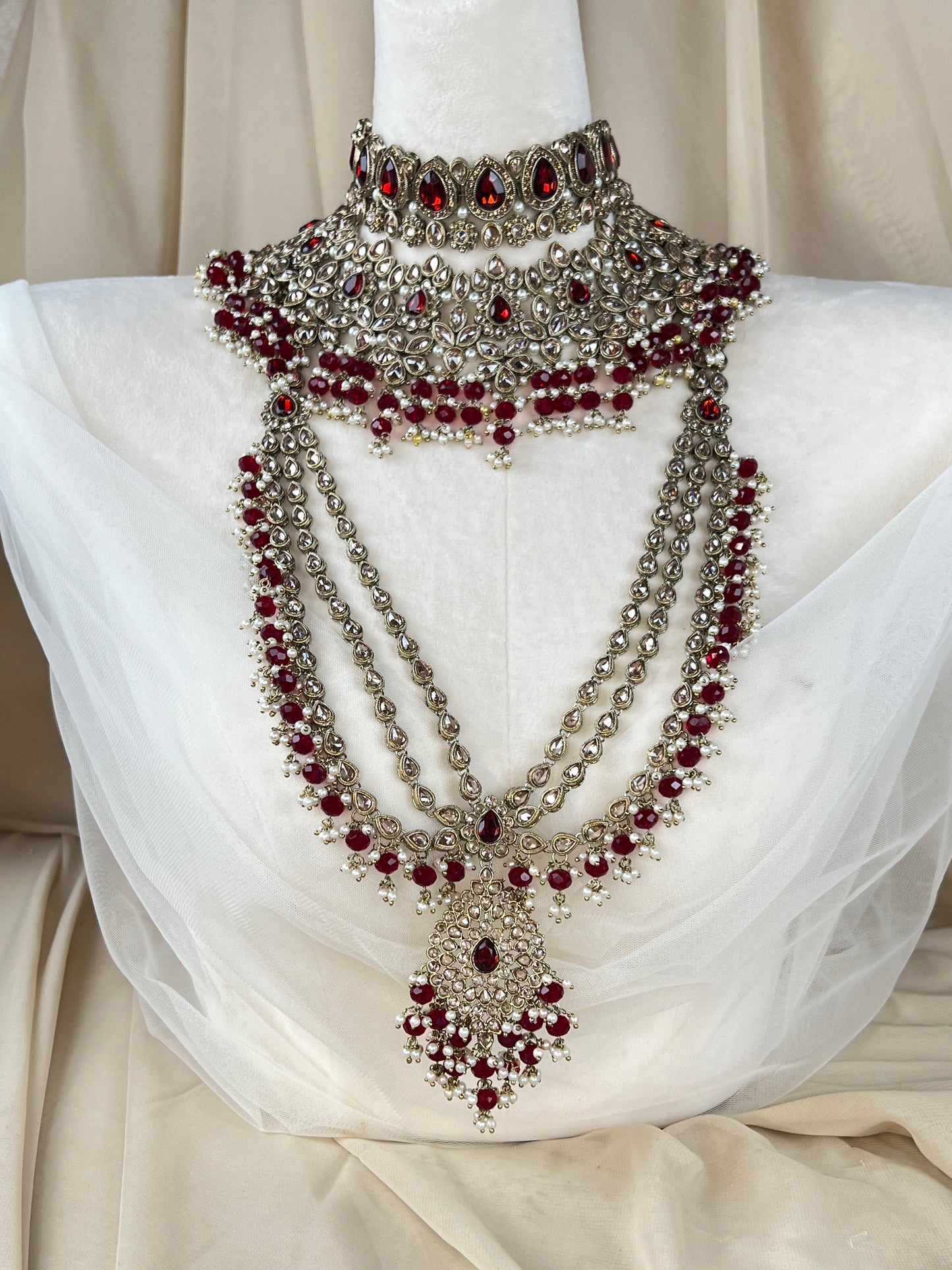 Double Choker Full Bridal Set