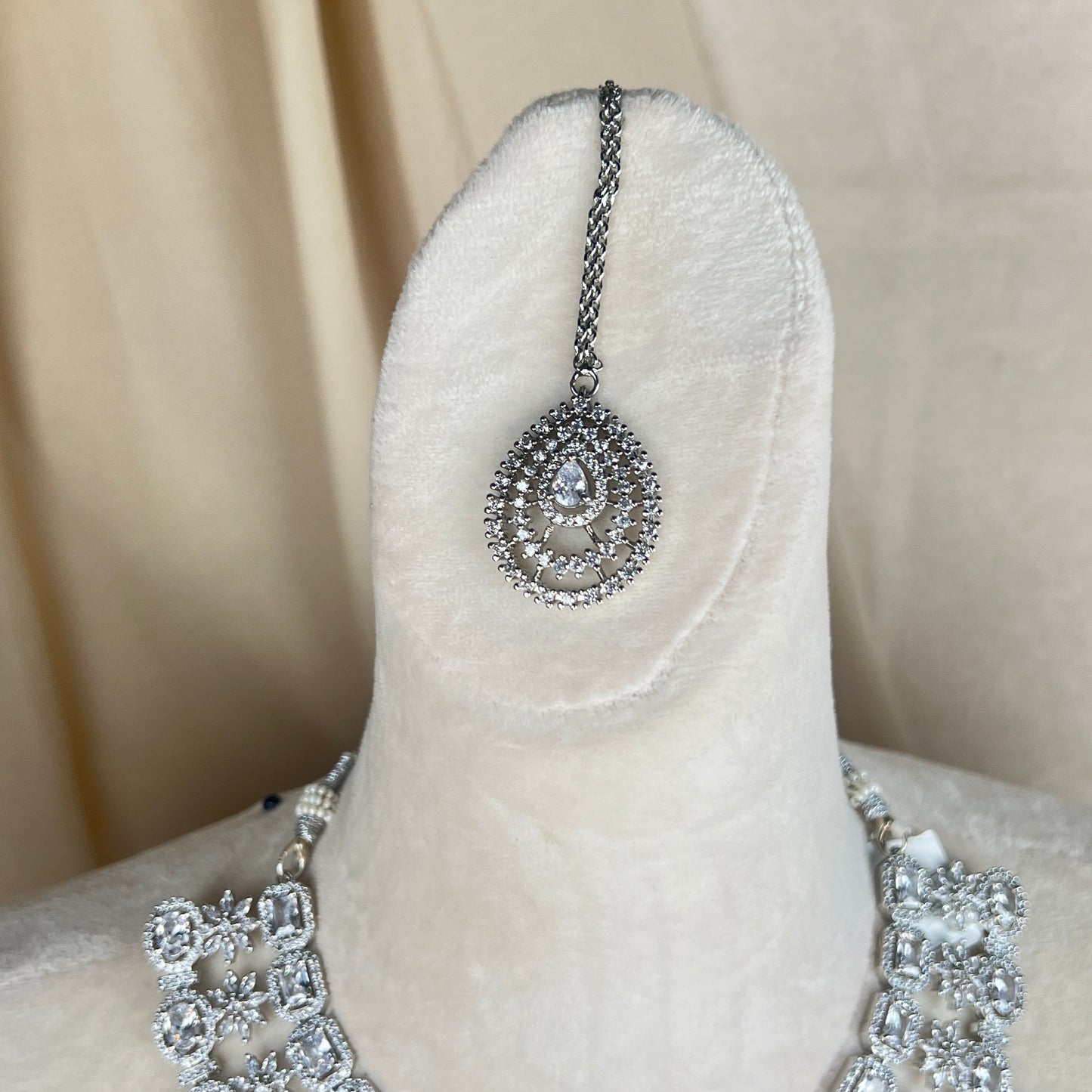 American Diamond Necklace Set