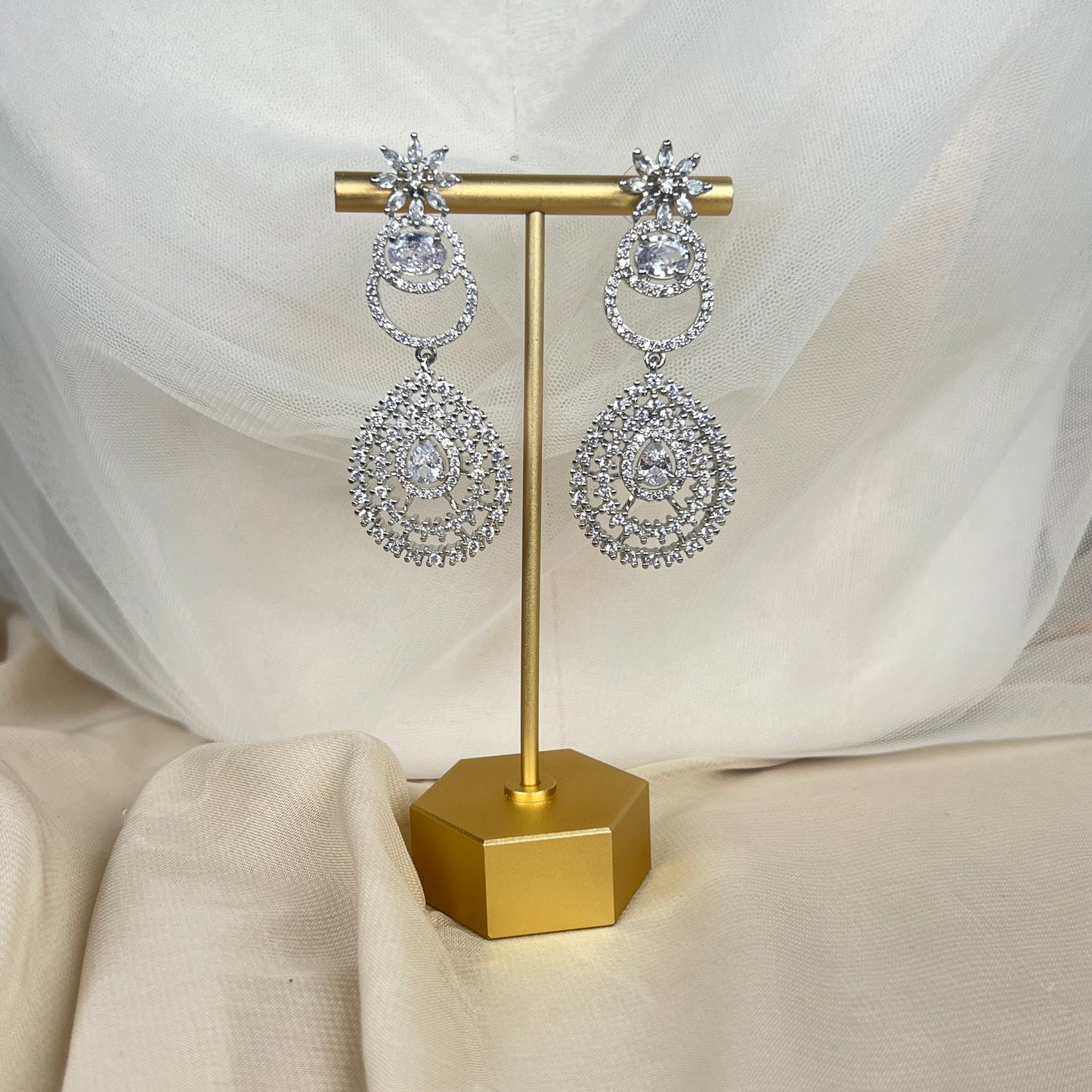 American Diamond Necklace Set