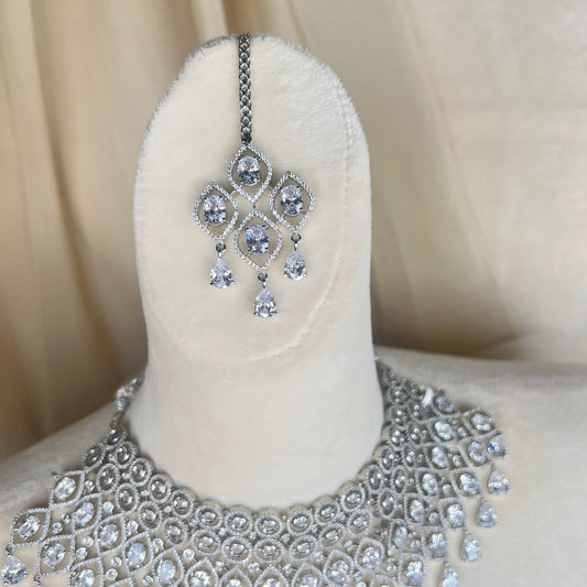 American Diamond | AD Bridal Choker Set