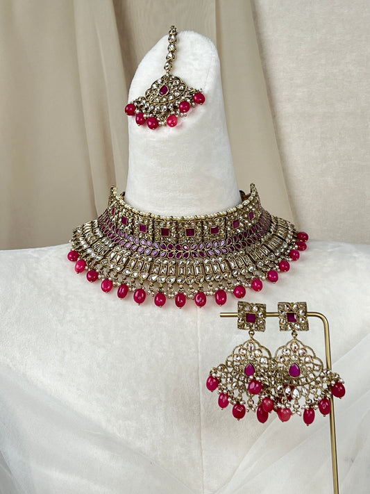 Semi Bridal Choker Set