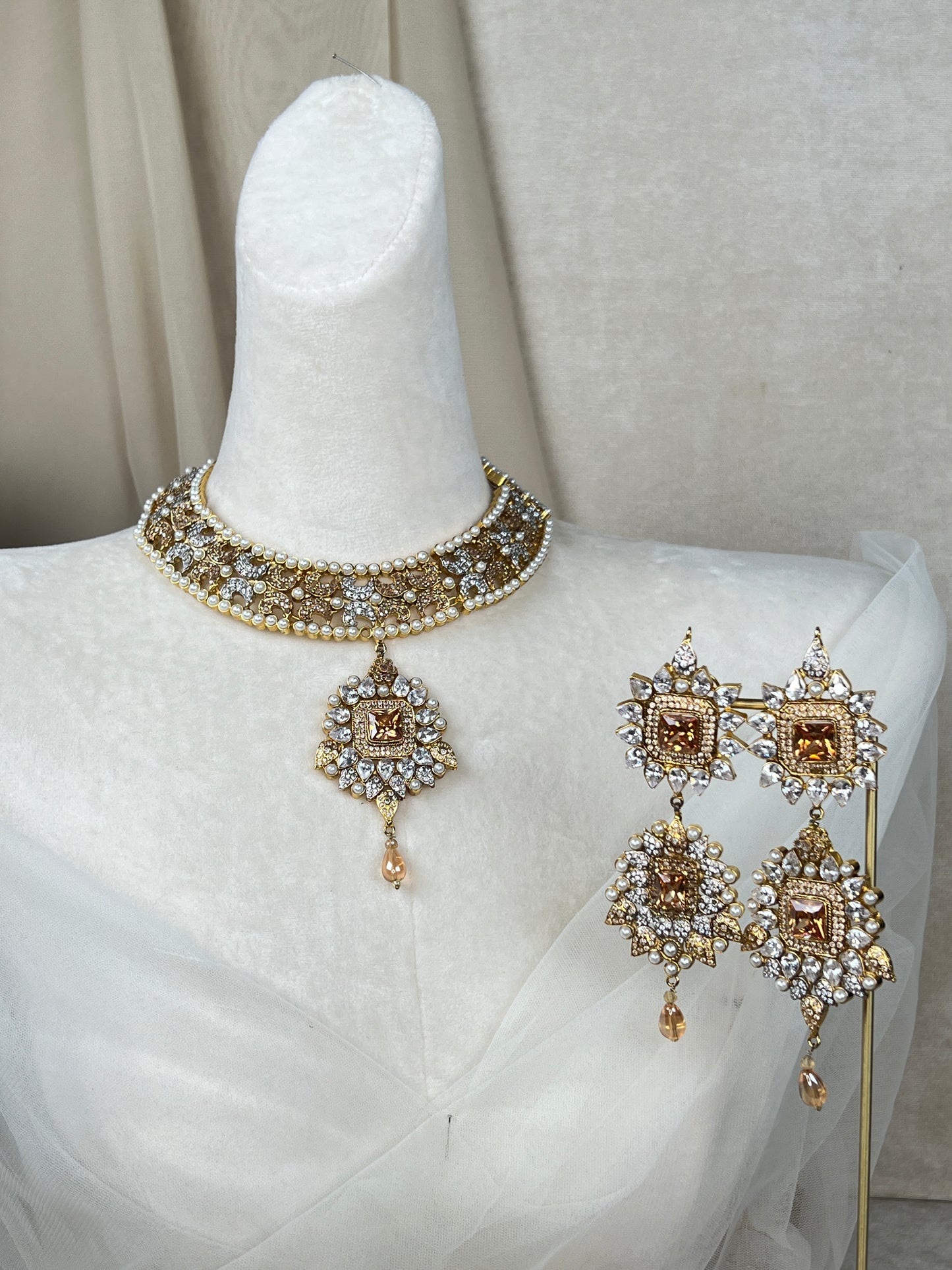 Farsi Kundan Necklace Set