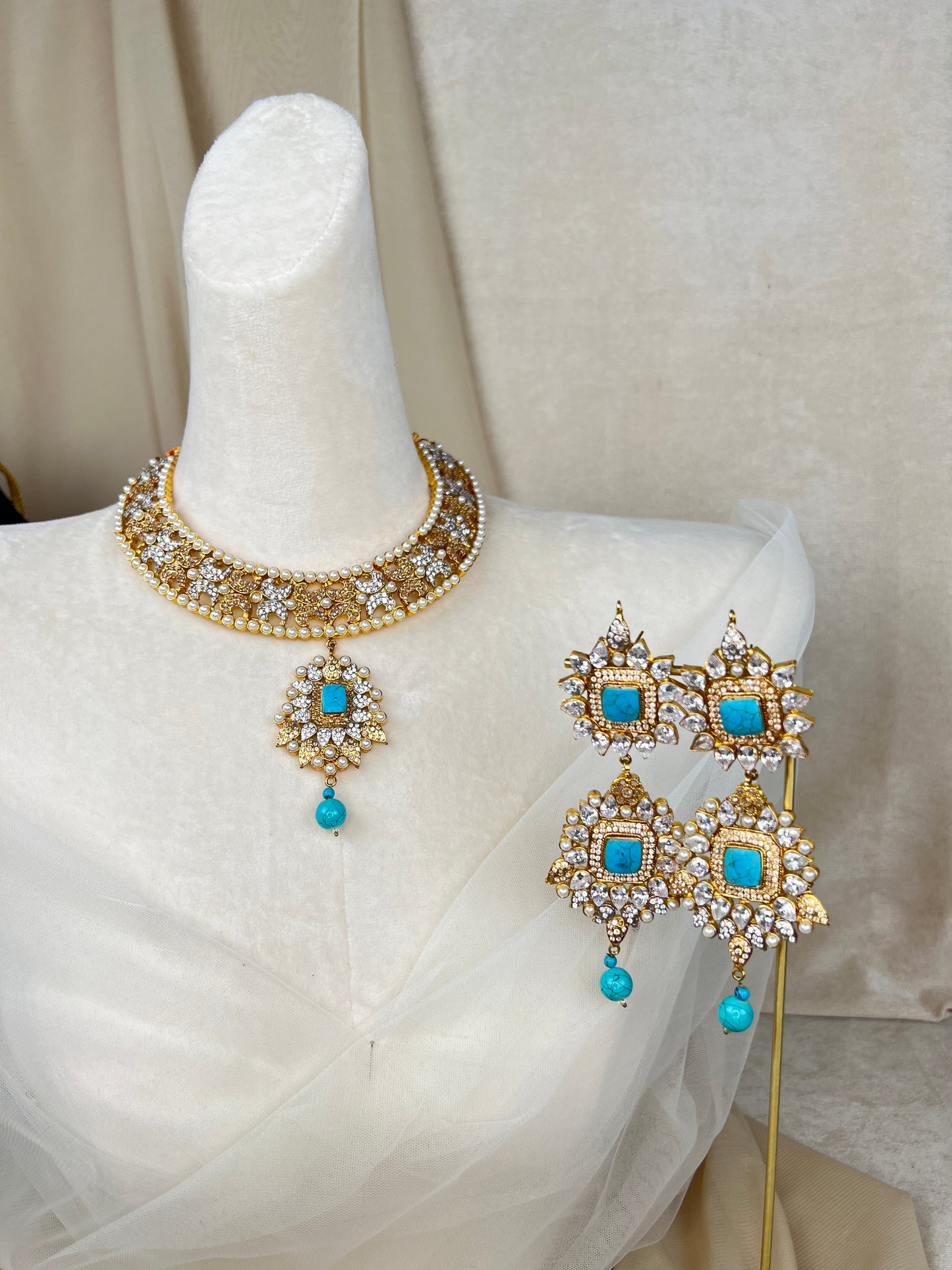 Farsi Kundan Necklace Set