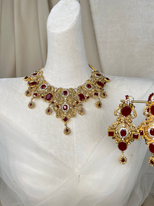 Pakistani Style Semi Bridal Set