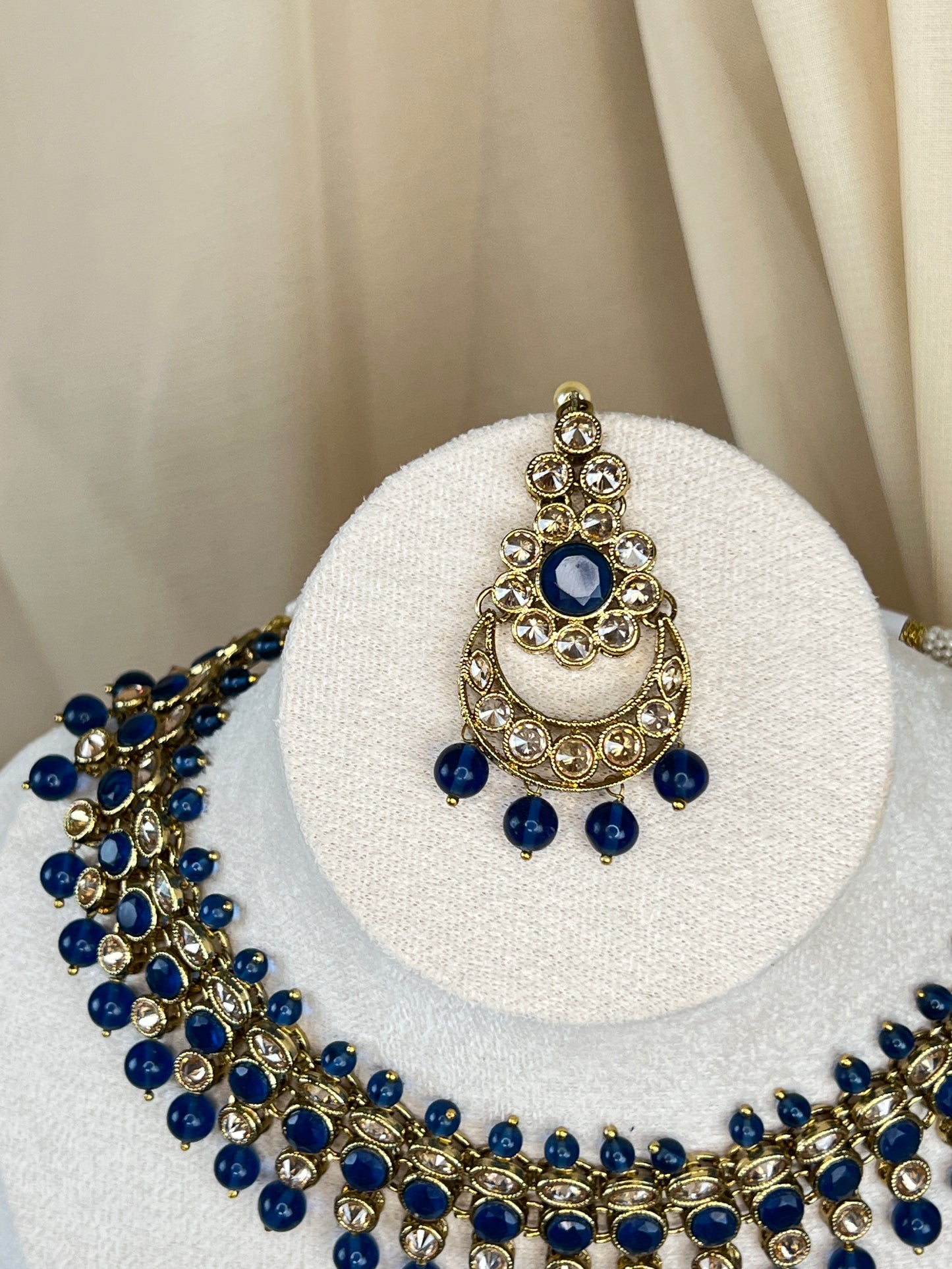 Navy Necklace Set