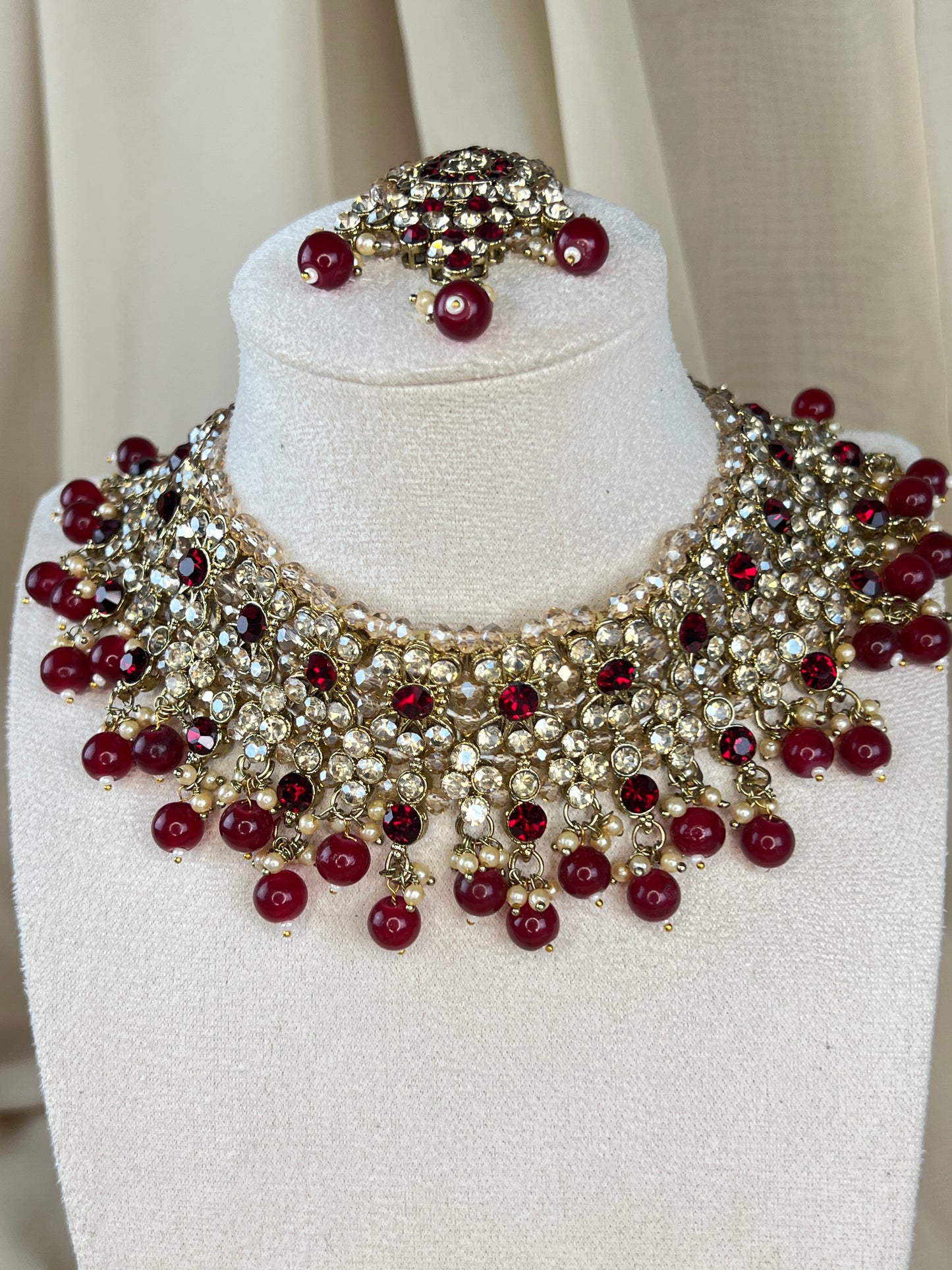 Polki Stone Choker Set