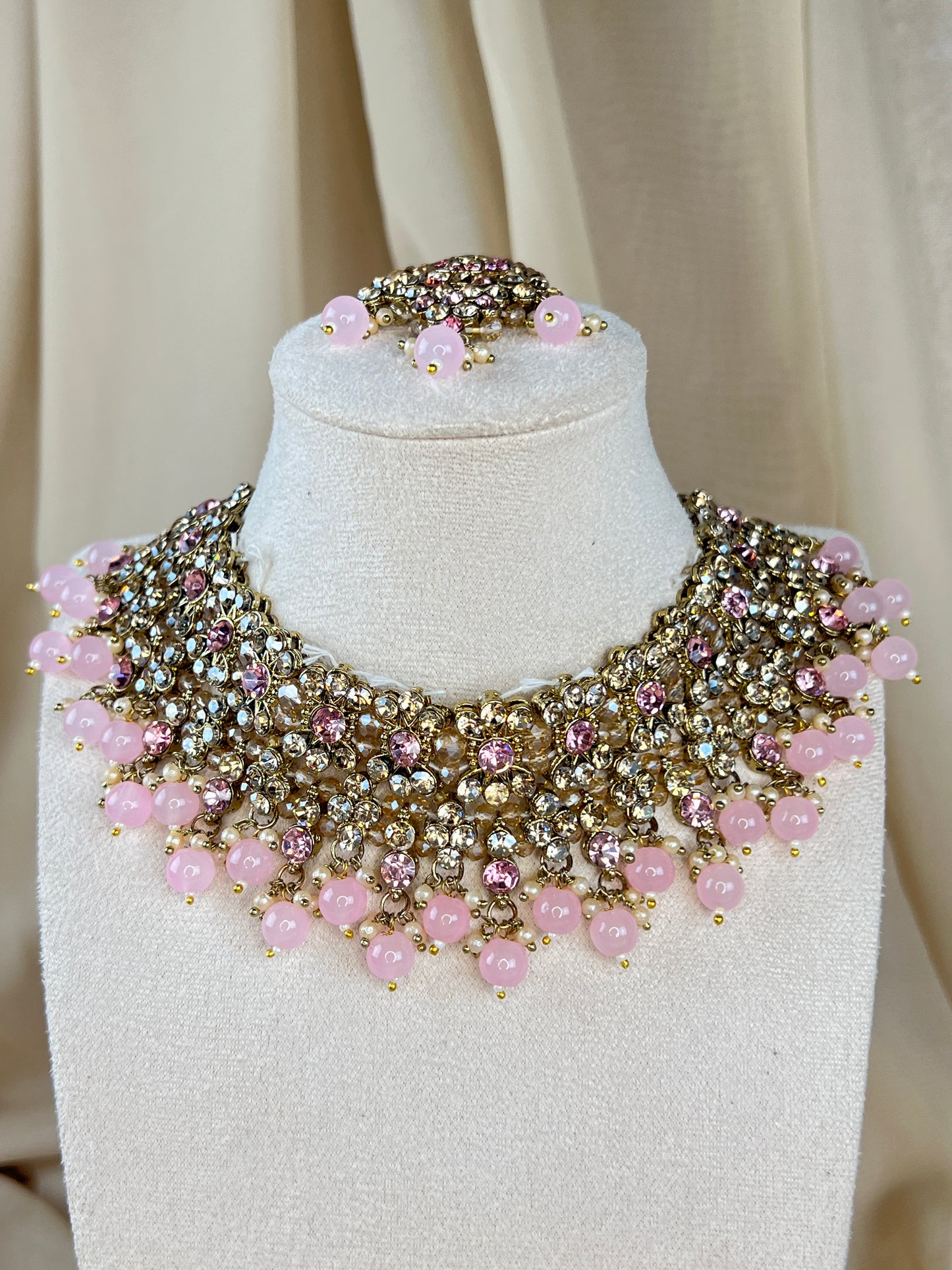 Polki Stone Choker Set