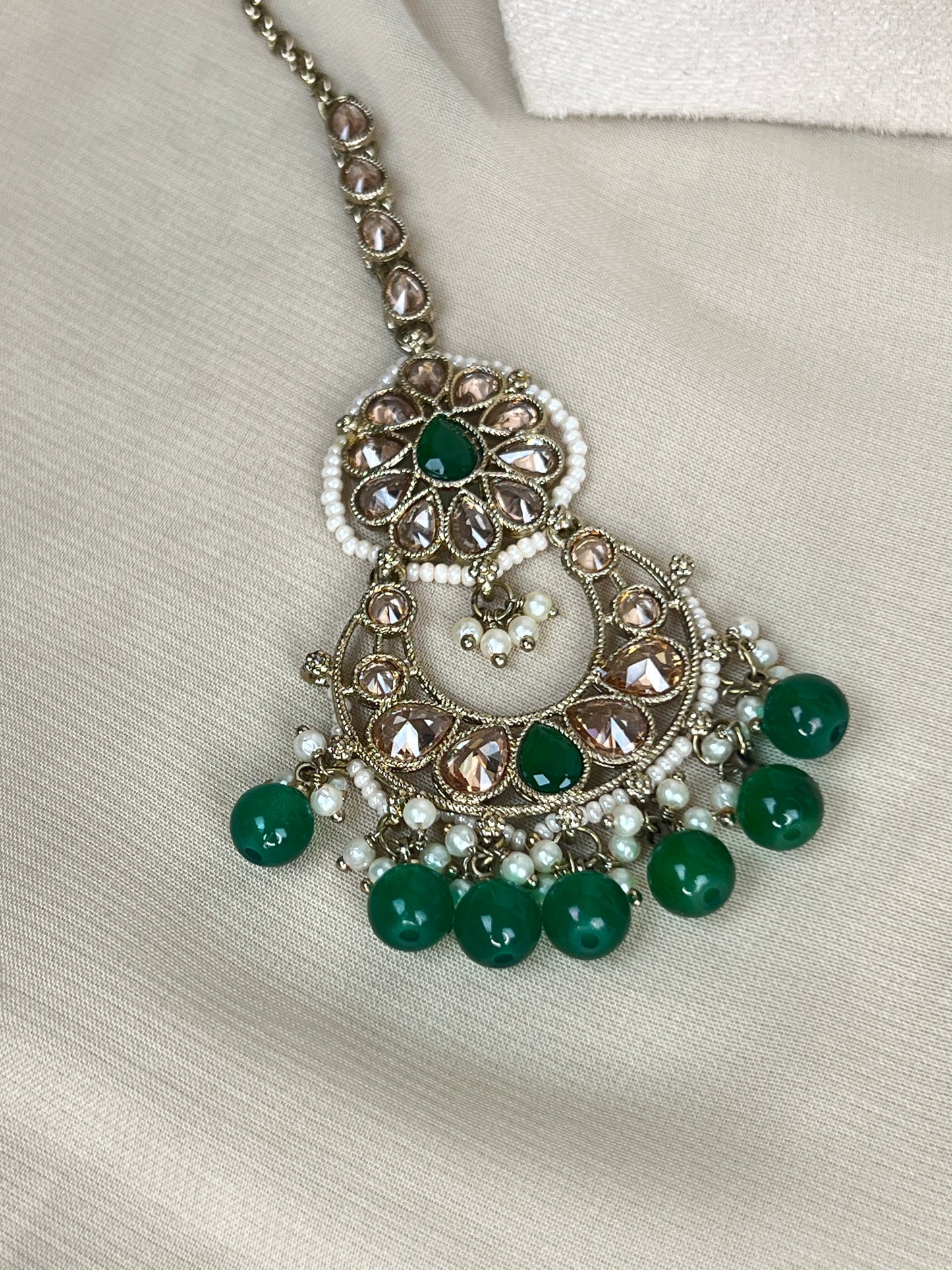 Pearl Choker Set with Large Jhumka Earrings