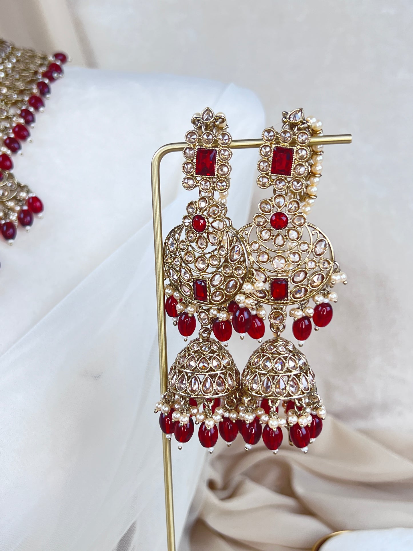 Large Choker Polki Full Bridal Set