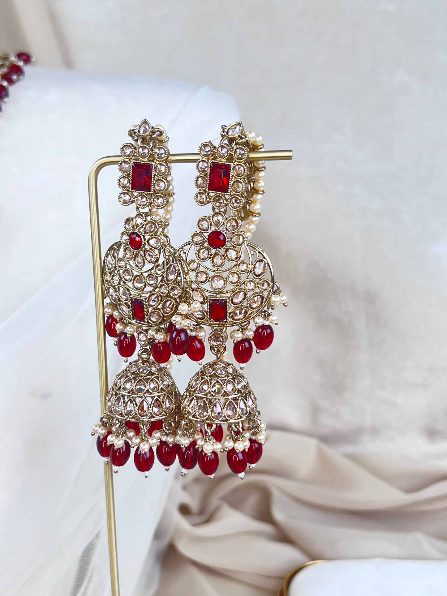 Large Choker Polki Full Bridal Set