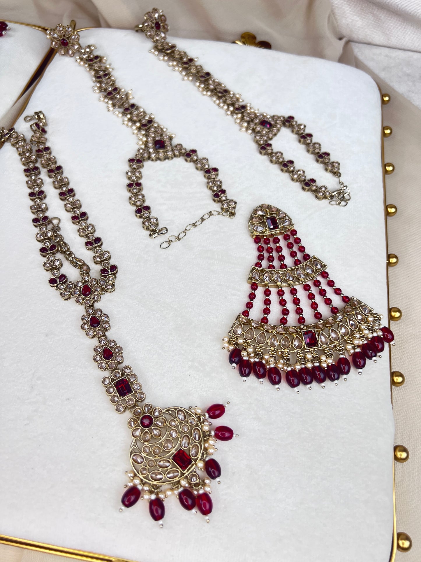 Large Choker Polki Full Bridal Set