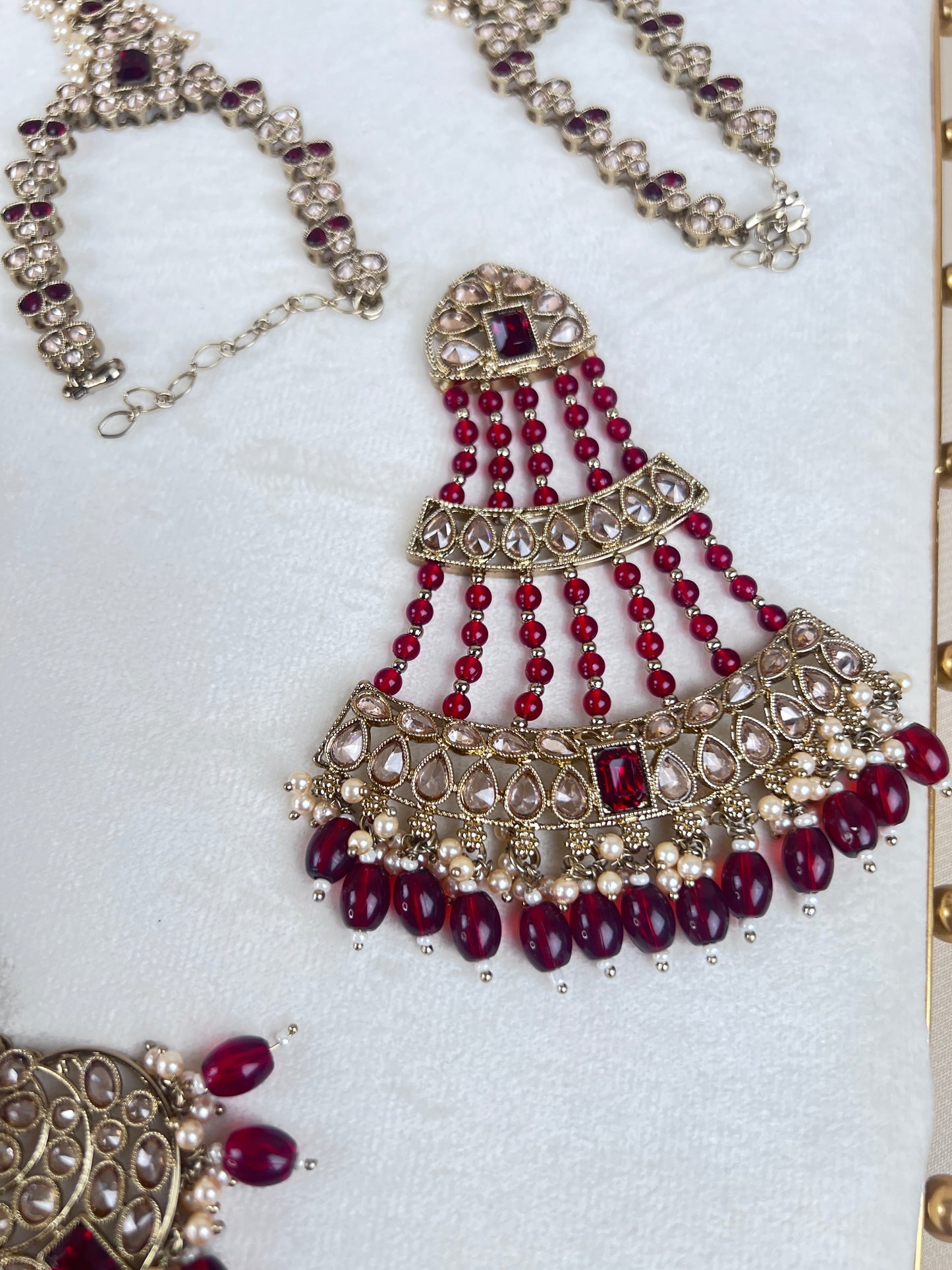Large Choker Polki Full Bridal Set