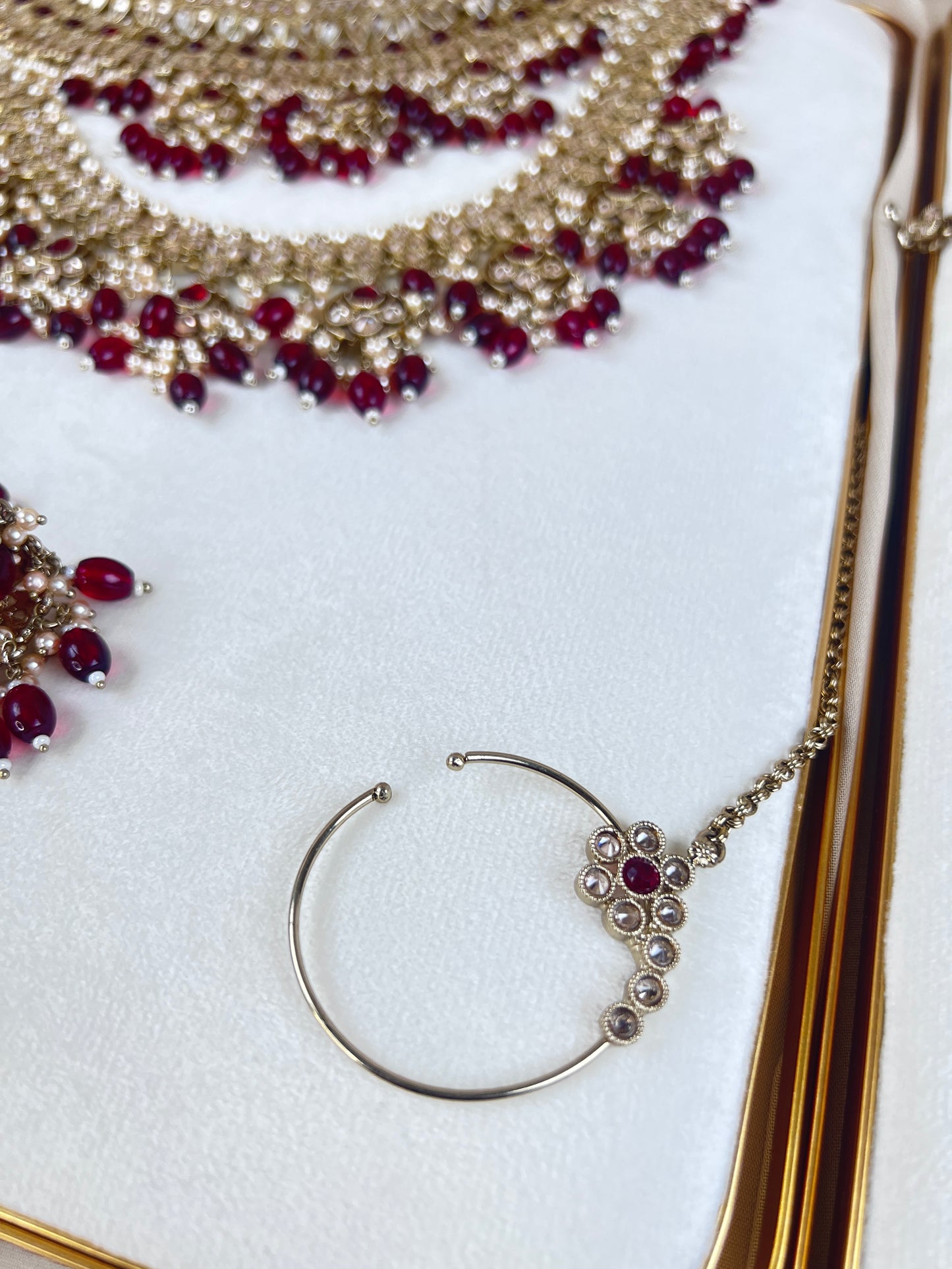Large Choker Polki Full Bridal Set