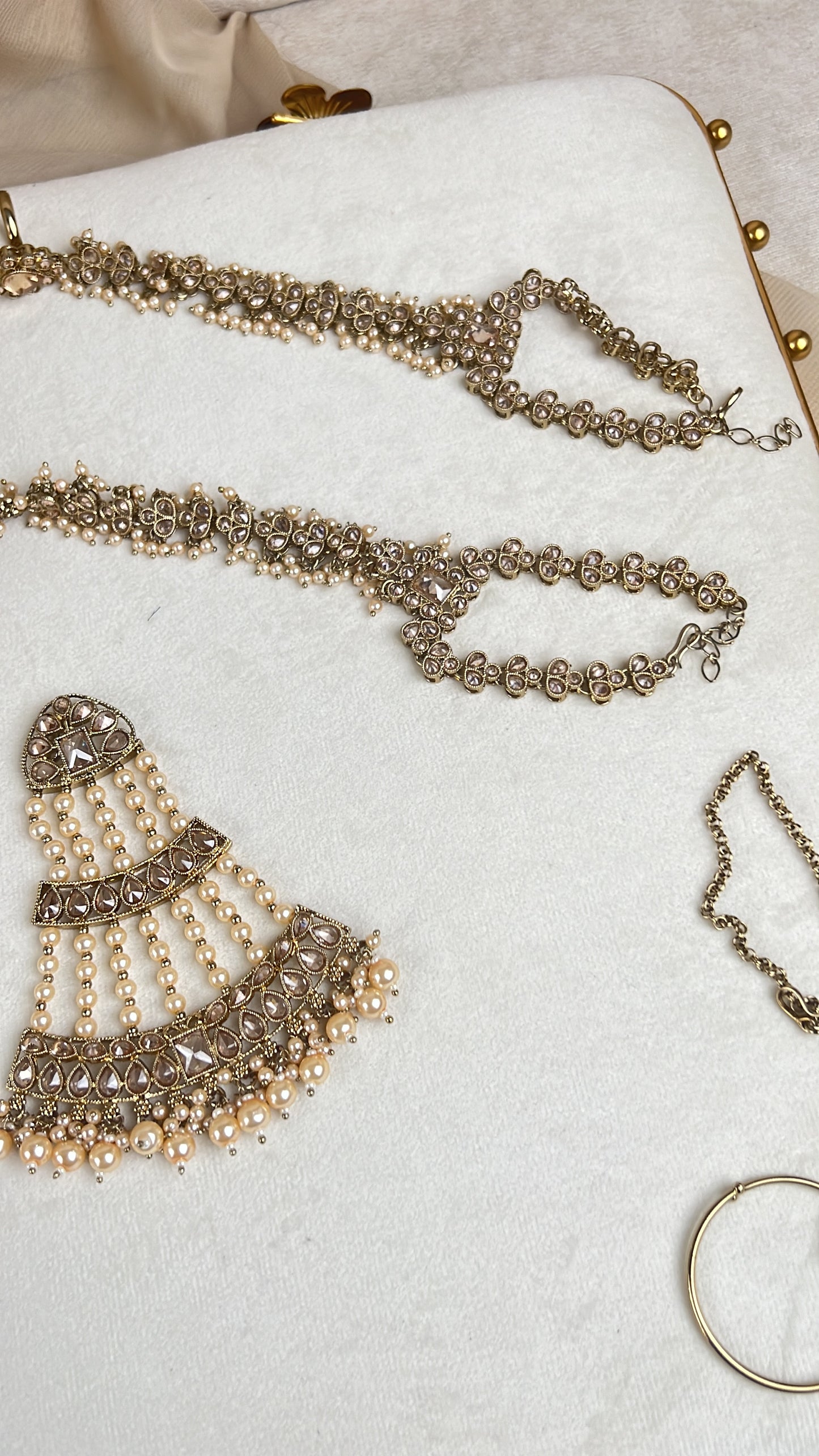 Large Choker Polki Full Bridal Set
