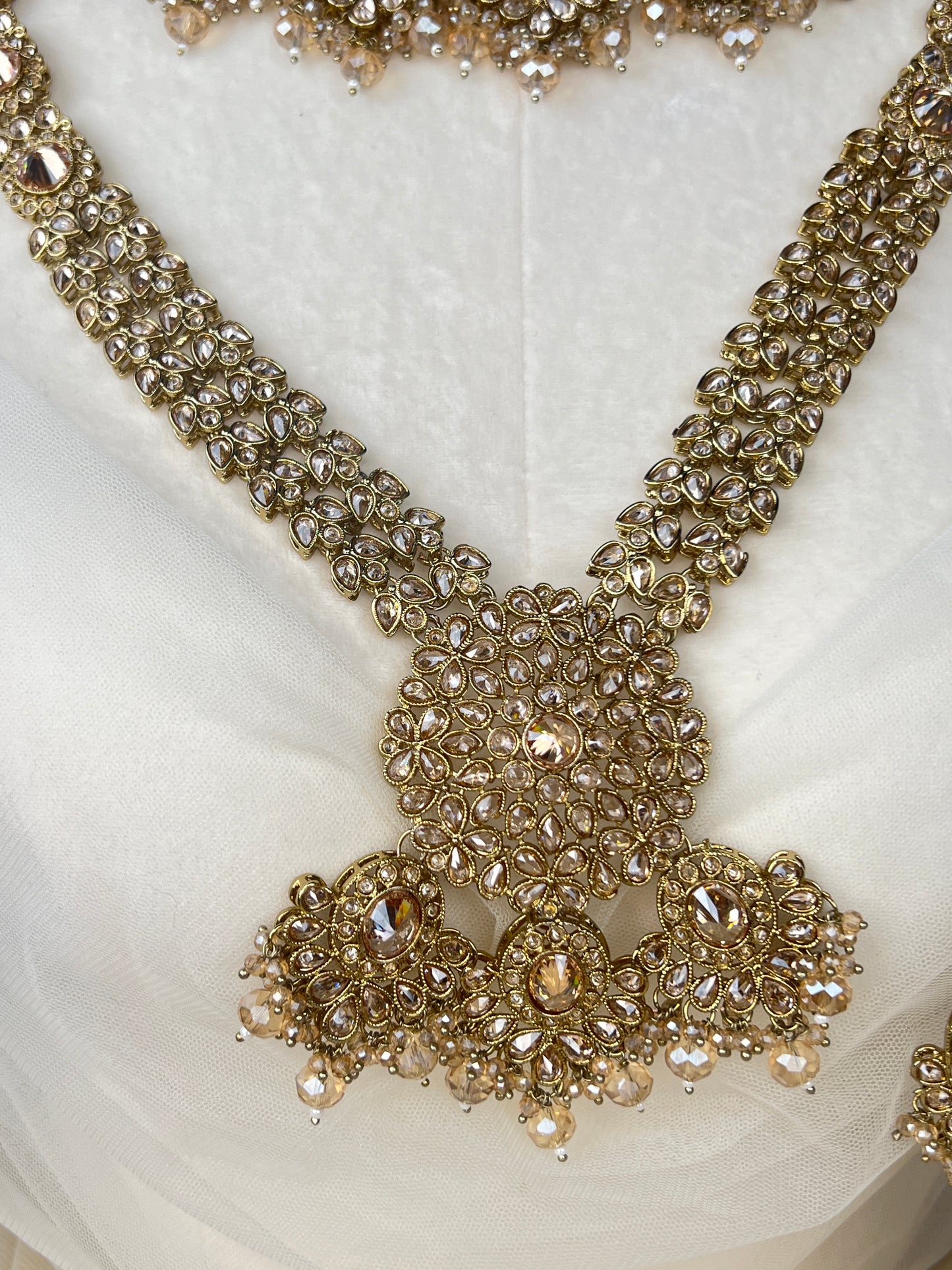 Gold Full Bridal Polki Set