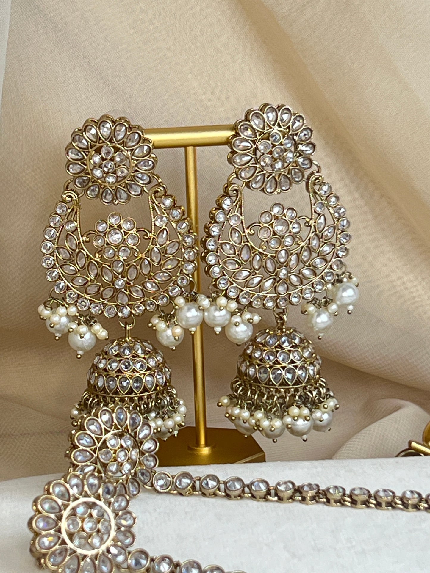 Large Choker Polki Full Bridal Set