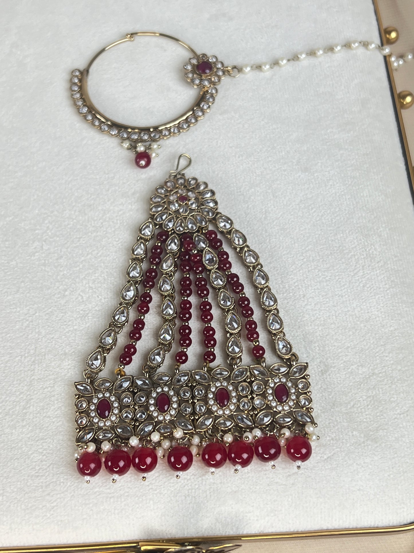 Large Choker Polki Full Bridal Set