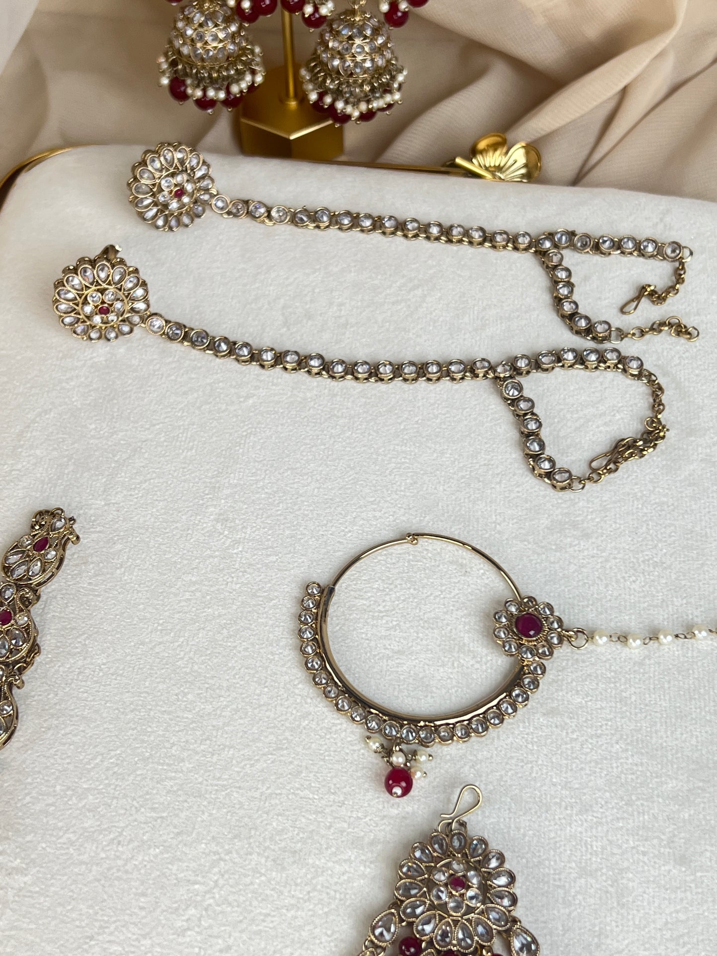 Large Choker Polki Full Bridal Set