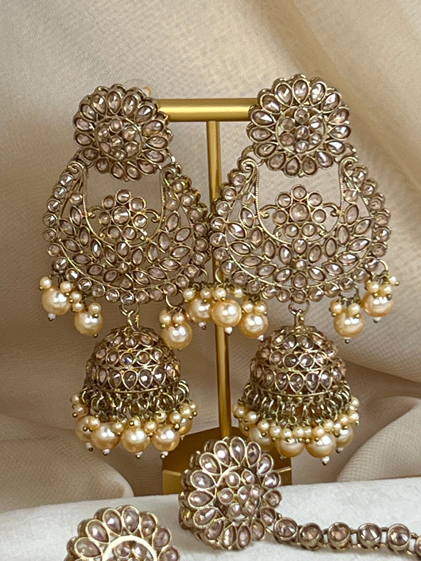Large Choker Polki Full Bridal Set