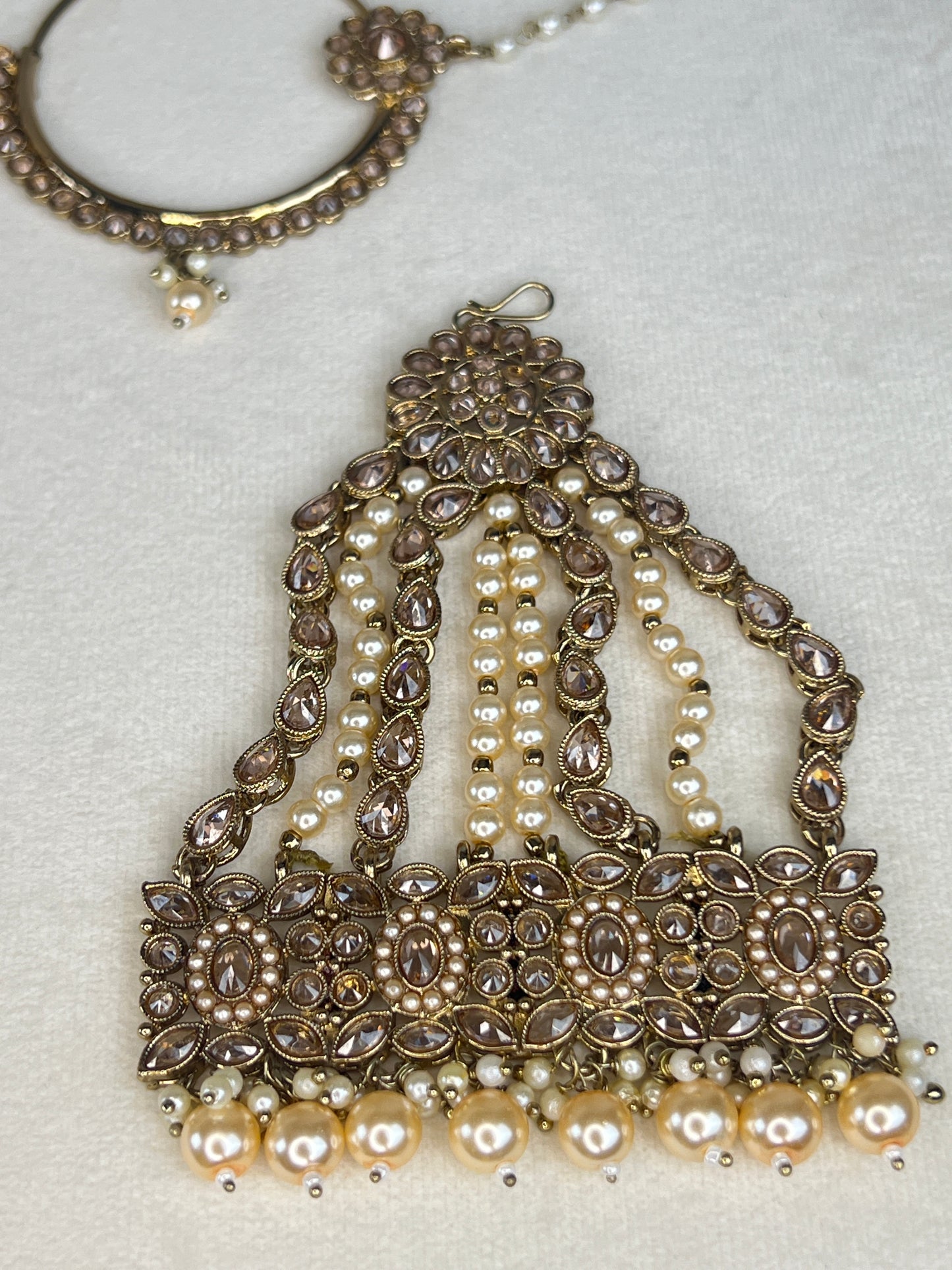 Large Choker Polki Full Bridal Set