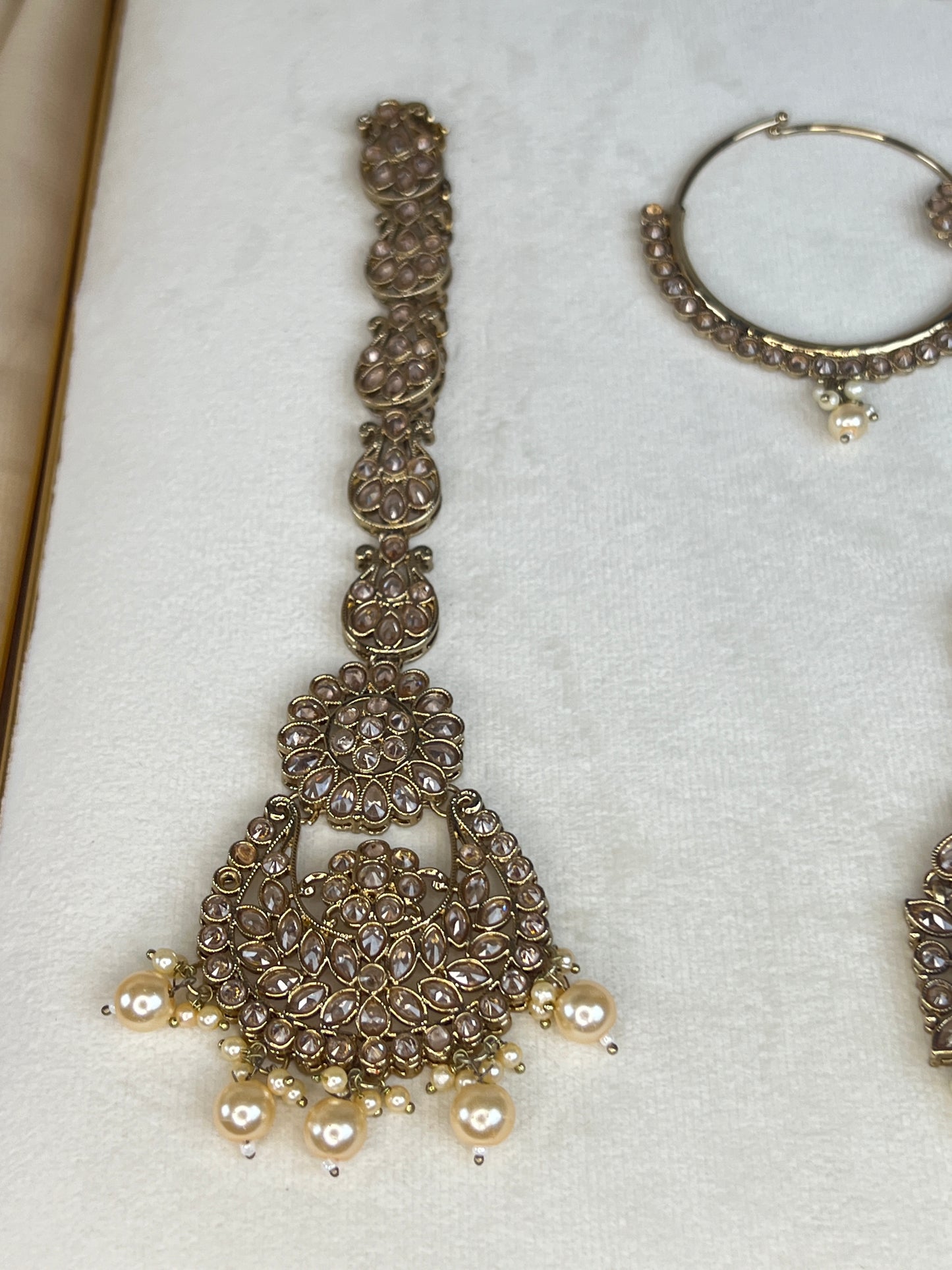 Large Choker Polki Full Bridal Set