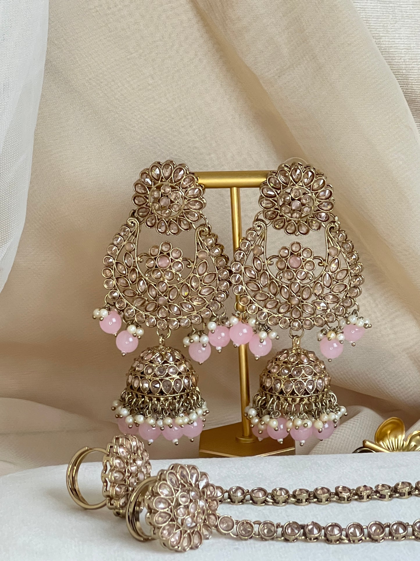 Large Choker Polki Full Bridal Set
