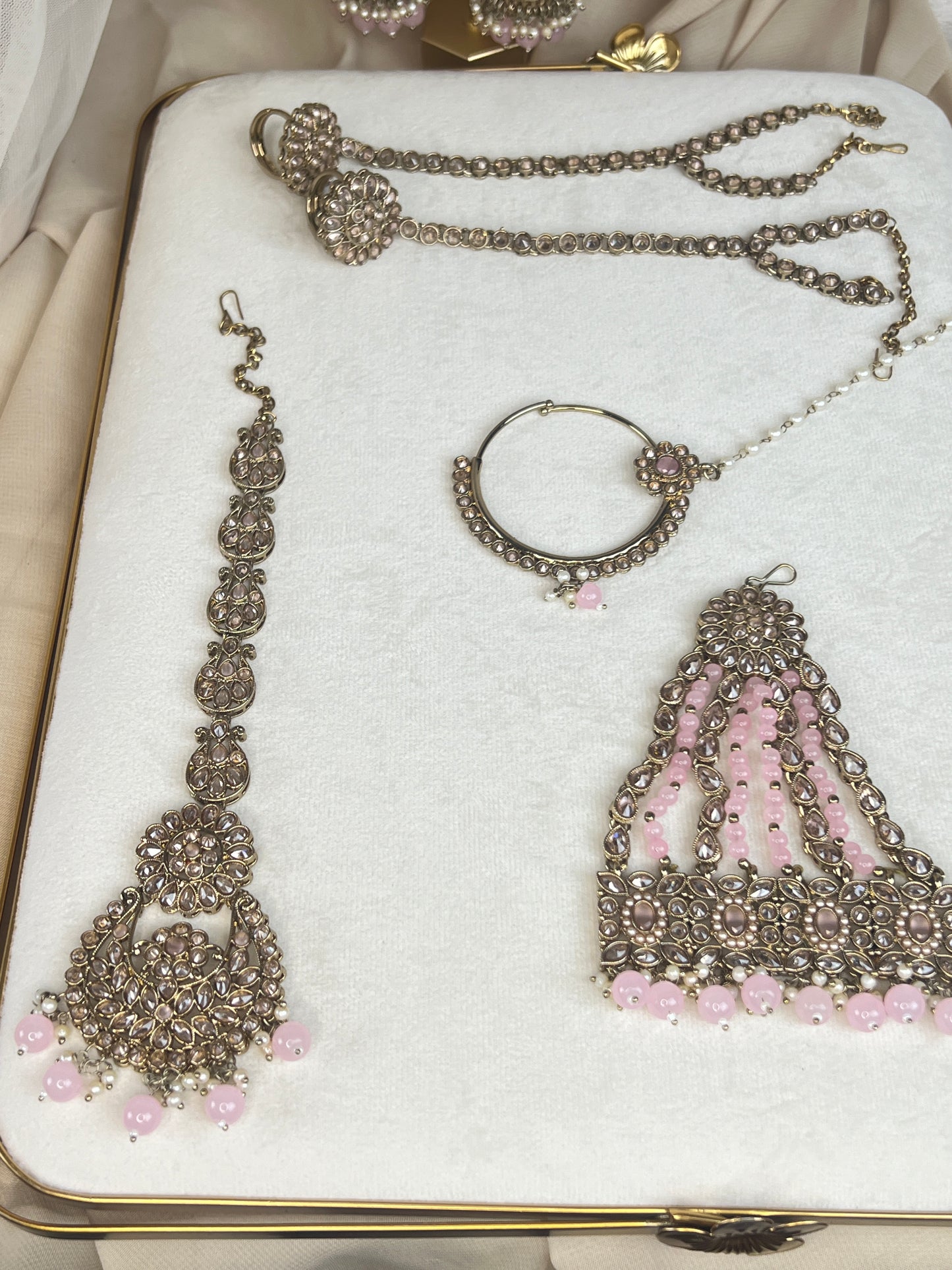Large Choker Polki Full Bridal Set