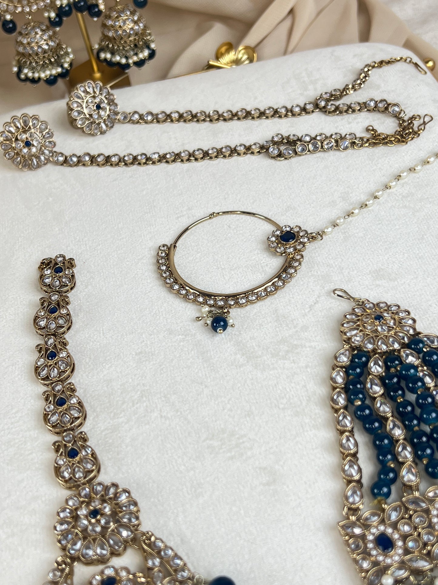 Large Choker Polki Full Bridal Set