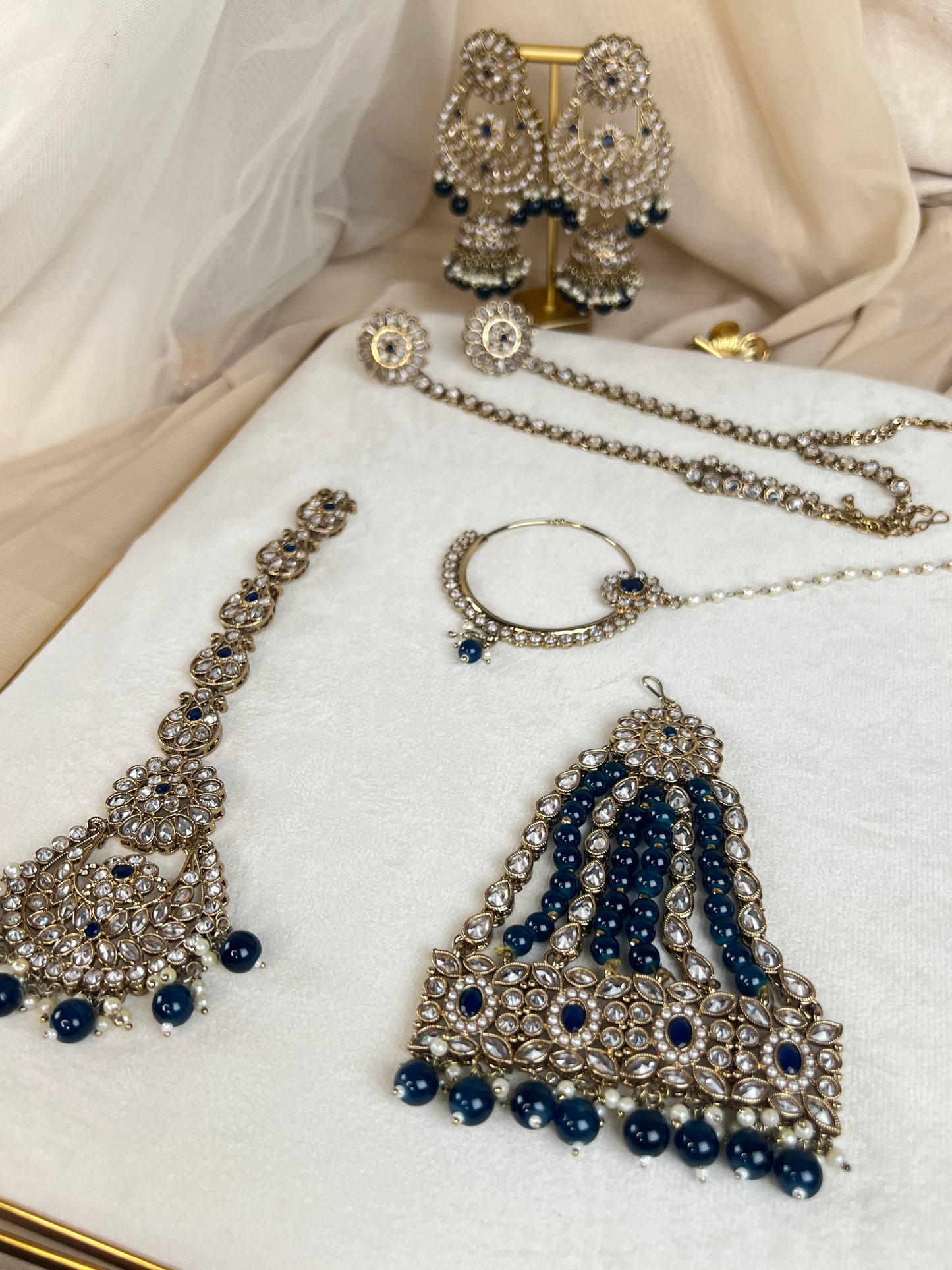 Large Choker Polki Full Bridal Set