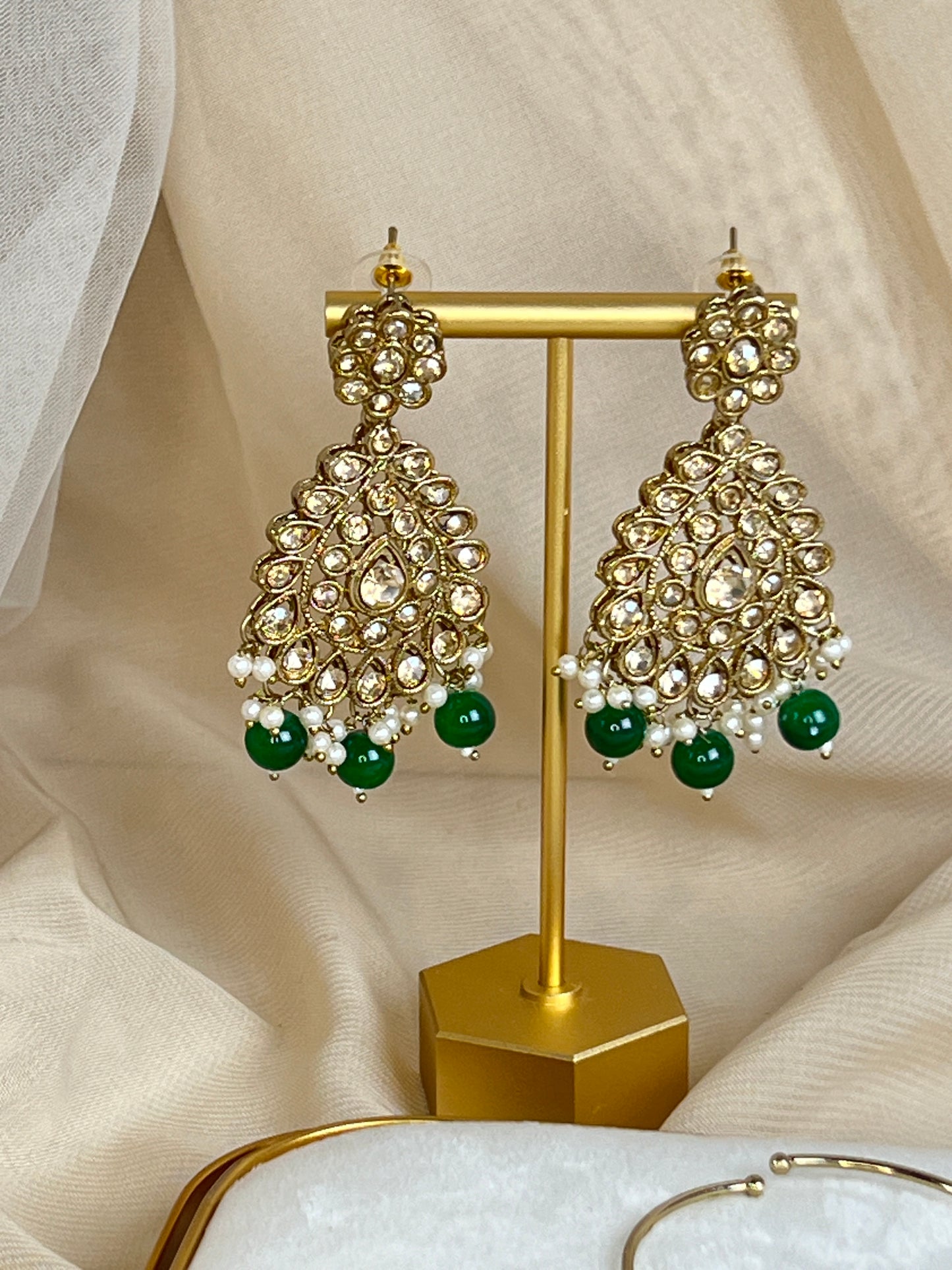 Pakistani Style Full Bridal Set w/ Layered Long Mala