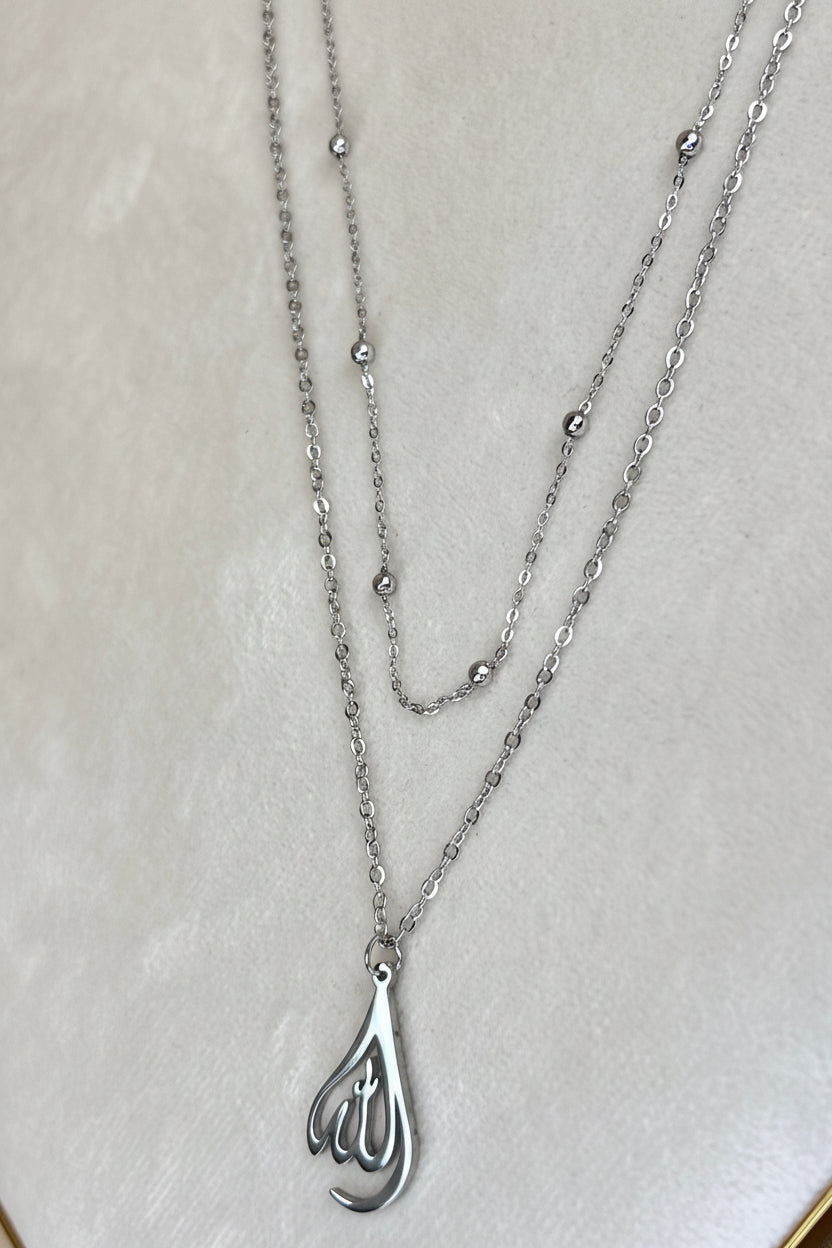 Allah Pendant with Double Chain